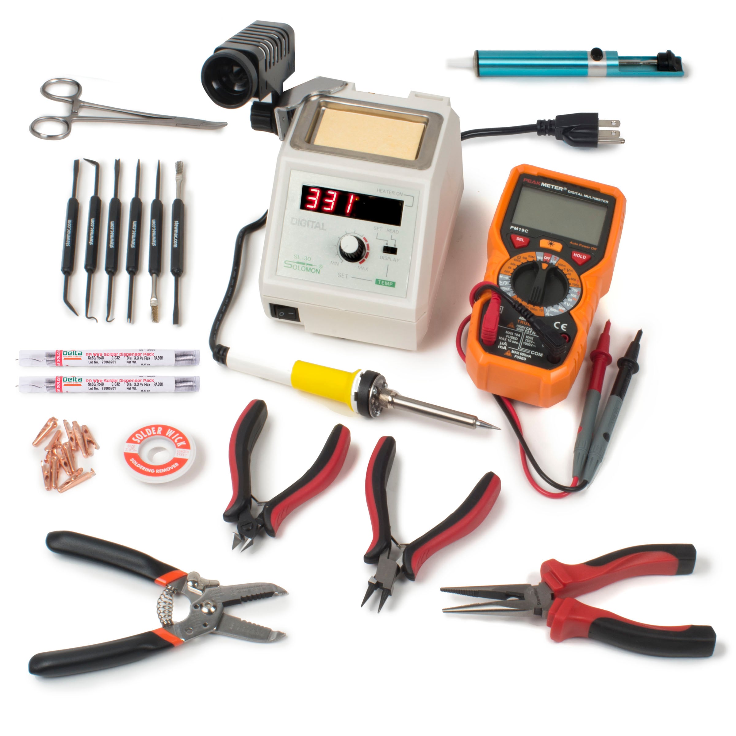 Guitar Electronics Deluxe Tool Set, Domestic, 110-volt