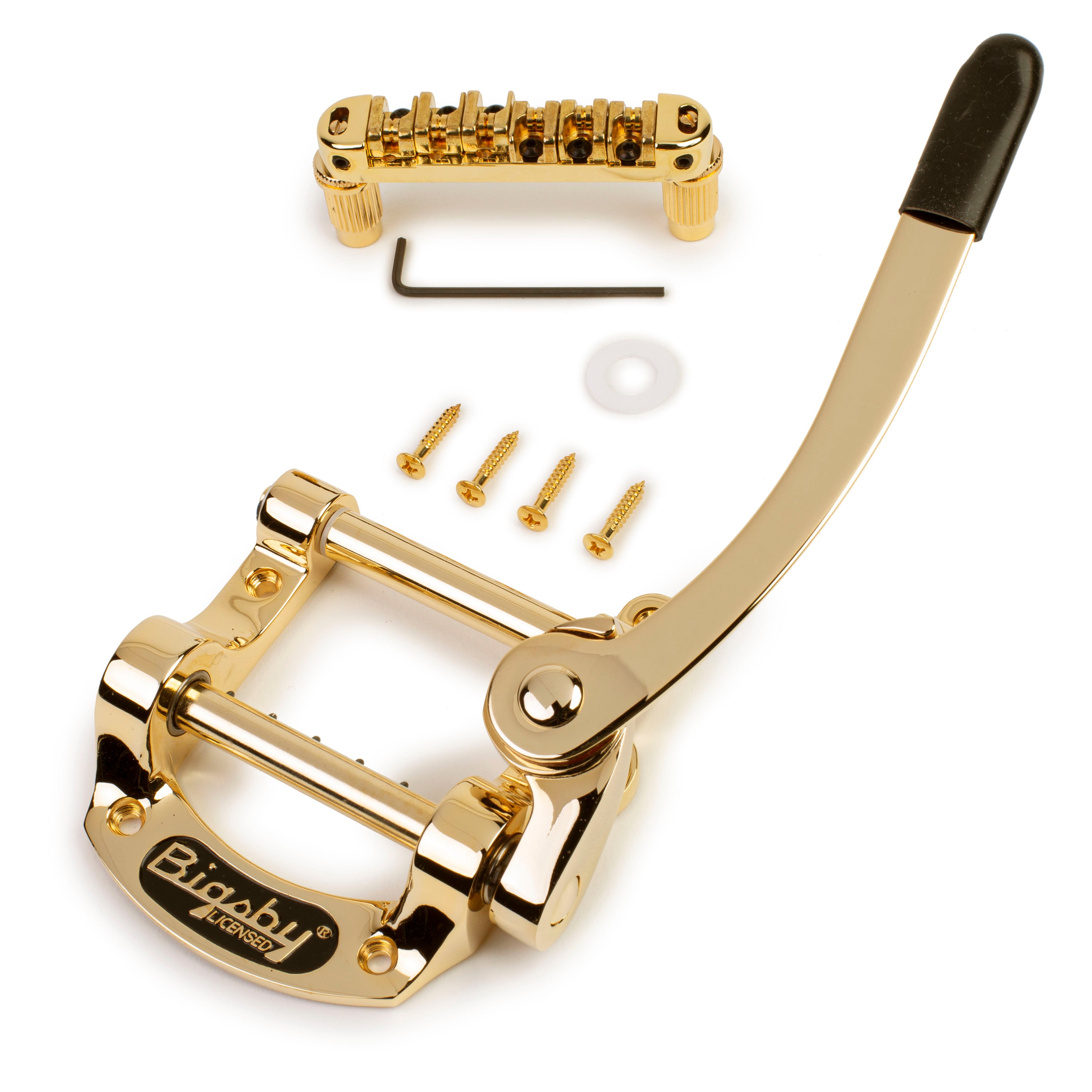 Locking Roller Bridge with Bigsby B50 Vibrato, Gold
