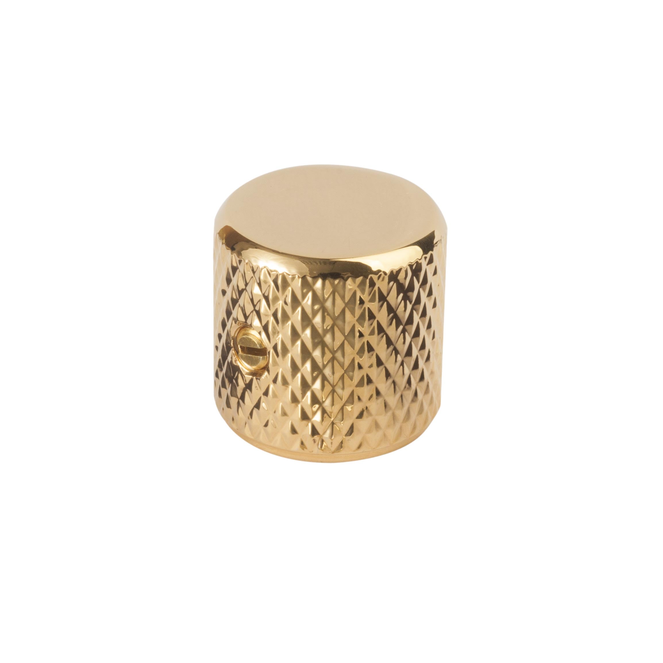Flat-top Knob, Gold, 6mm shaft