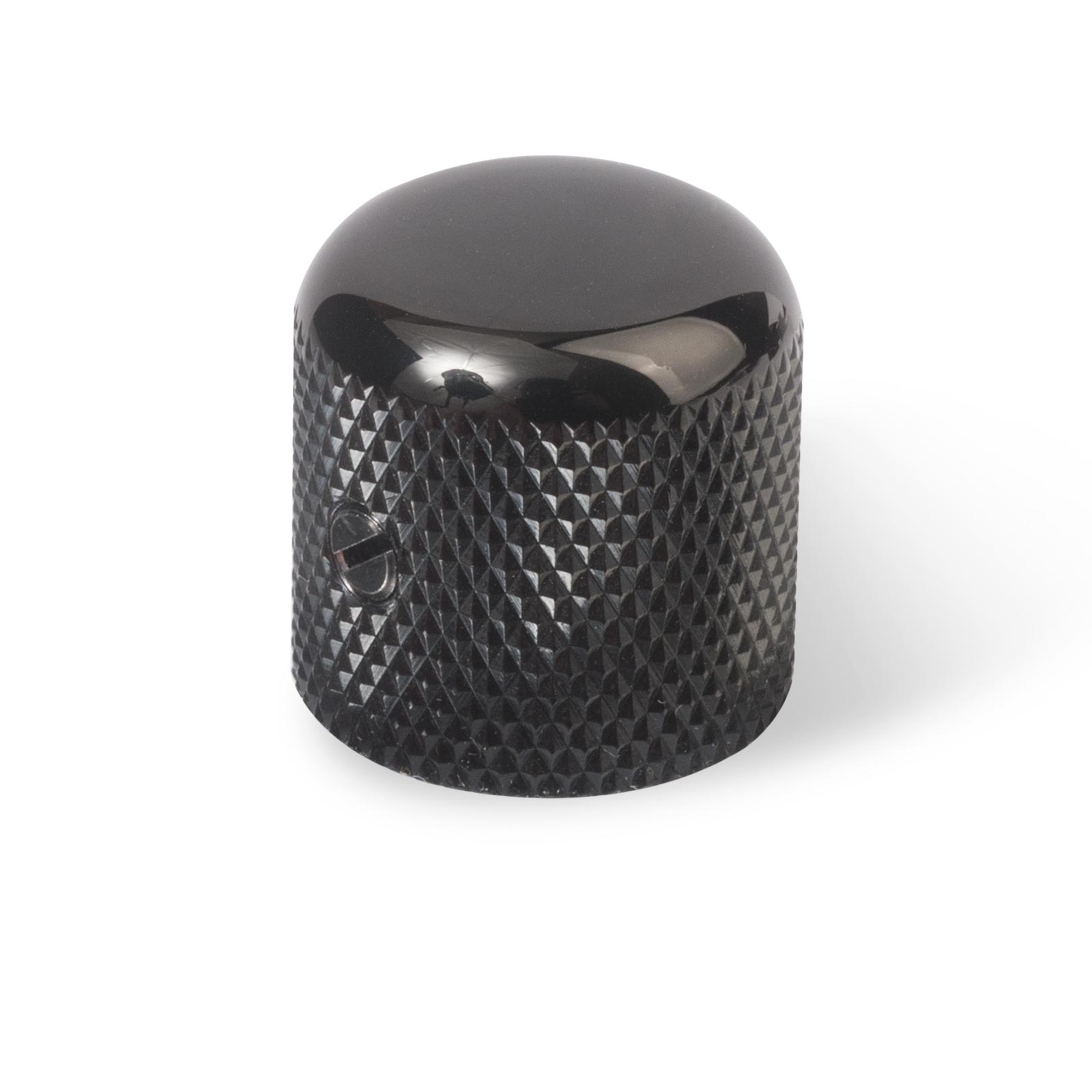 Gotoh Dome Knob, Black, 6mm shaft