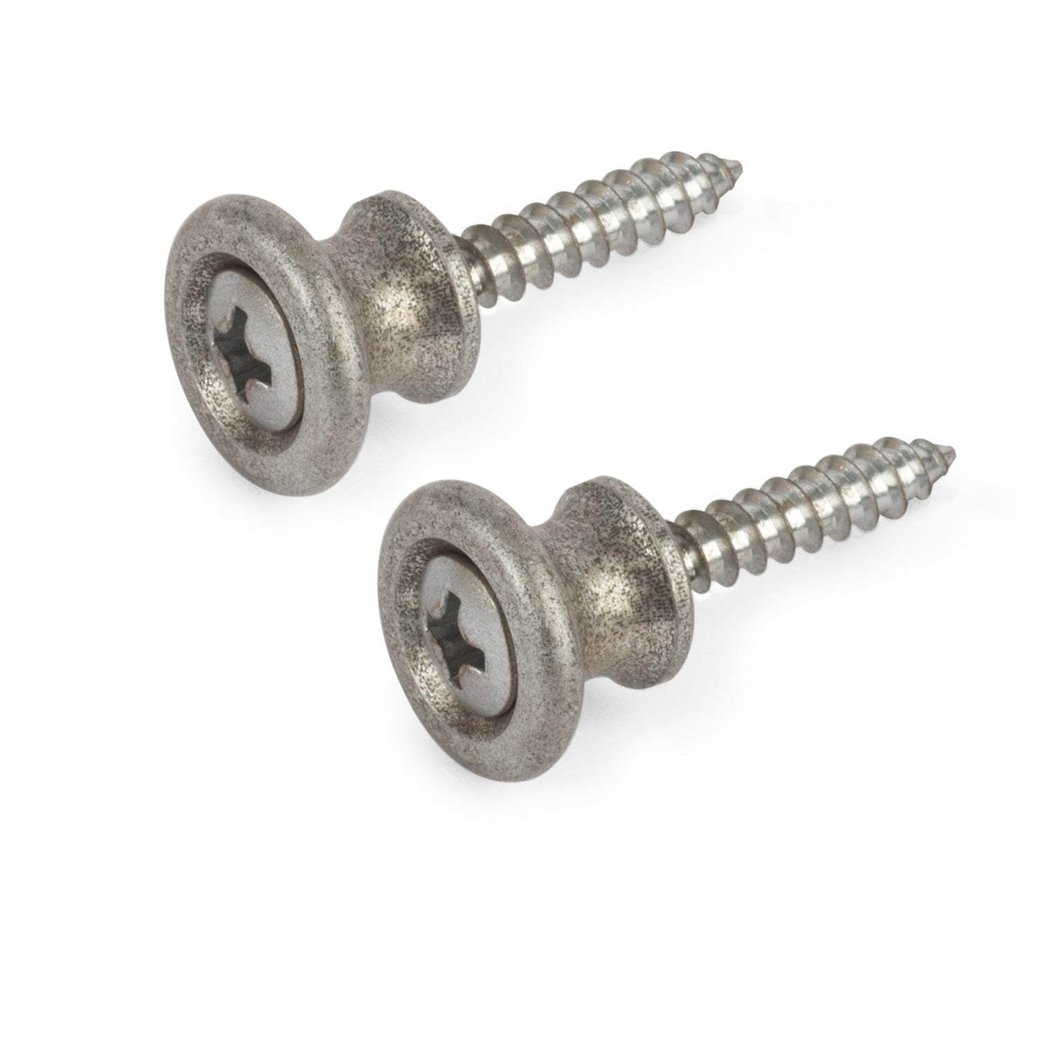 Gotoh Strap Buttons for Gibson, Relic Aluminum, set of 2