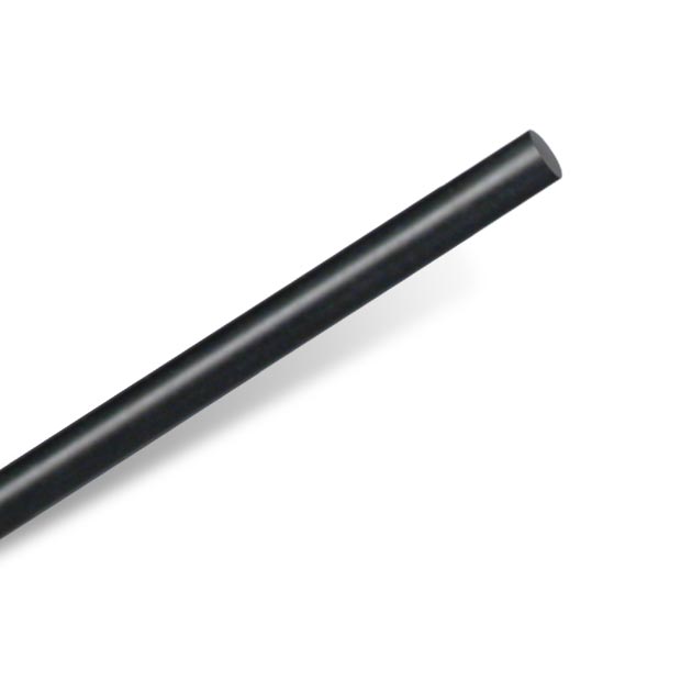 Plastic Side Dot Material, Black, 3/32" diameter