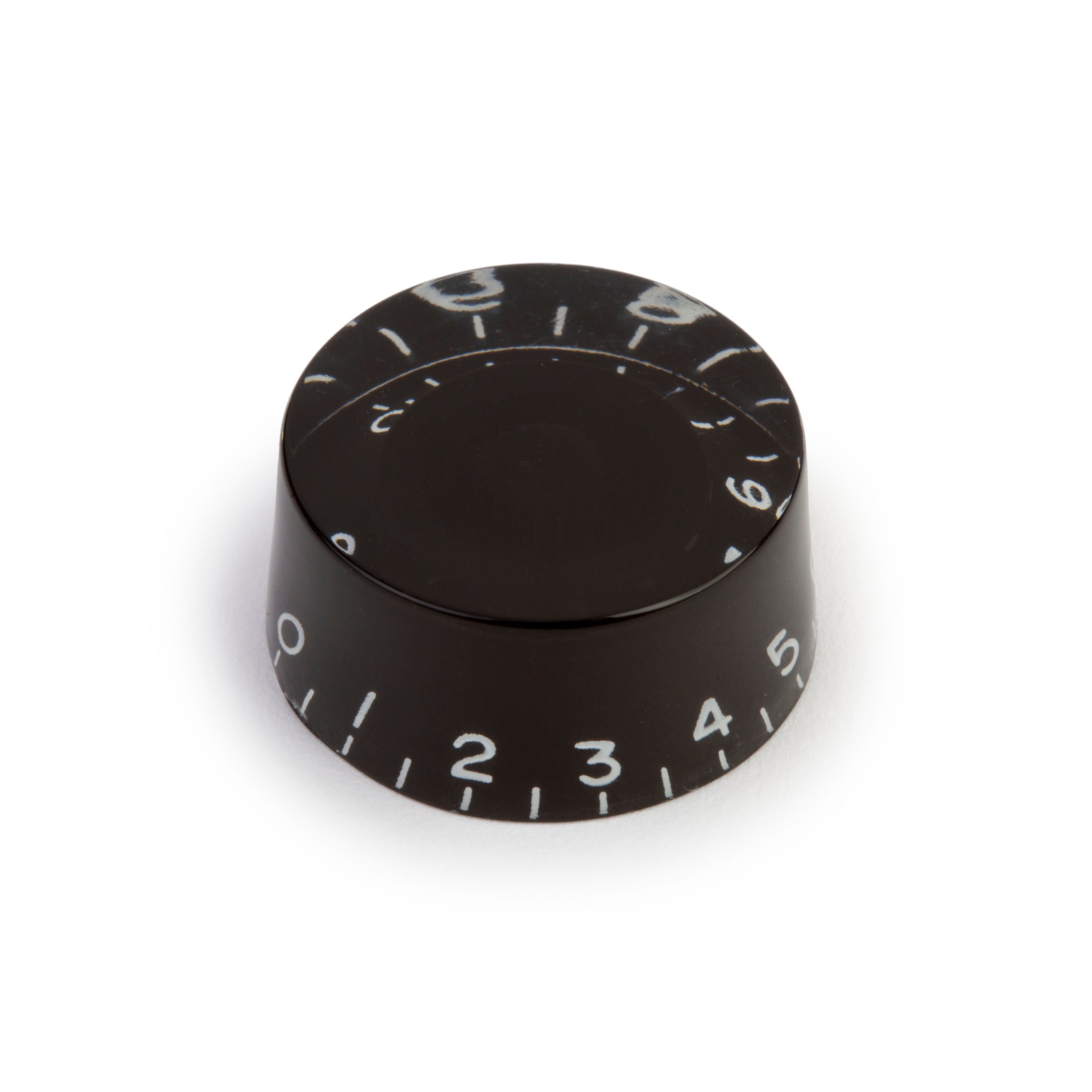 Speed Knob, Black, for fine-knurled pot shaft (CTS)