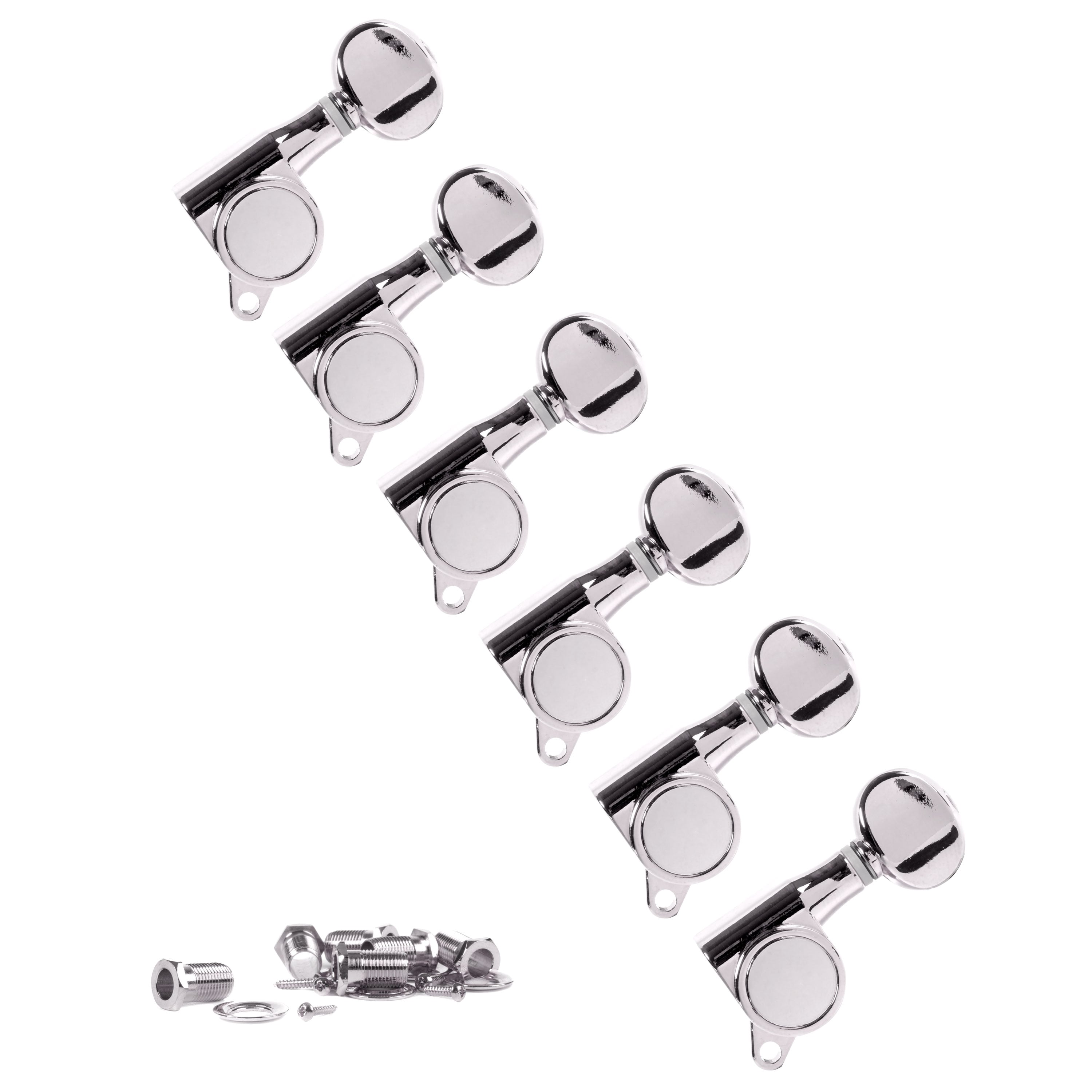Golden Age Oval Knob 6-In-Line Tuners