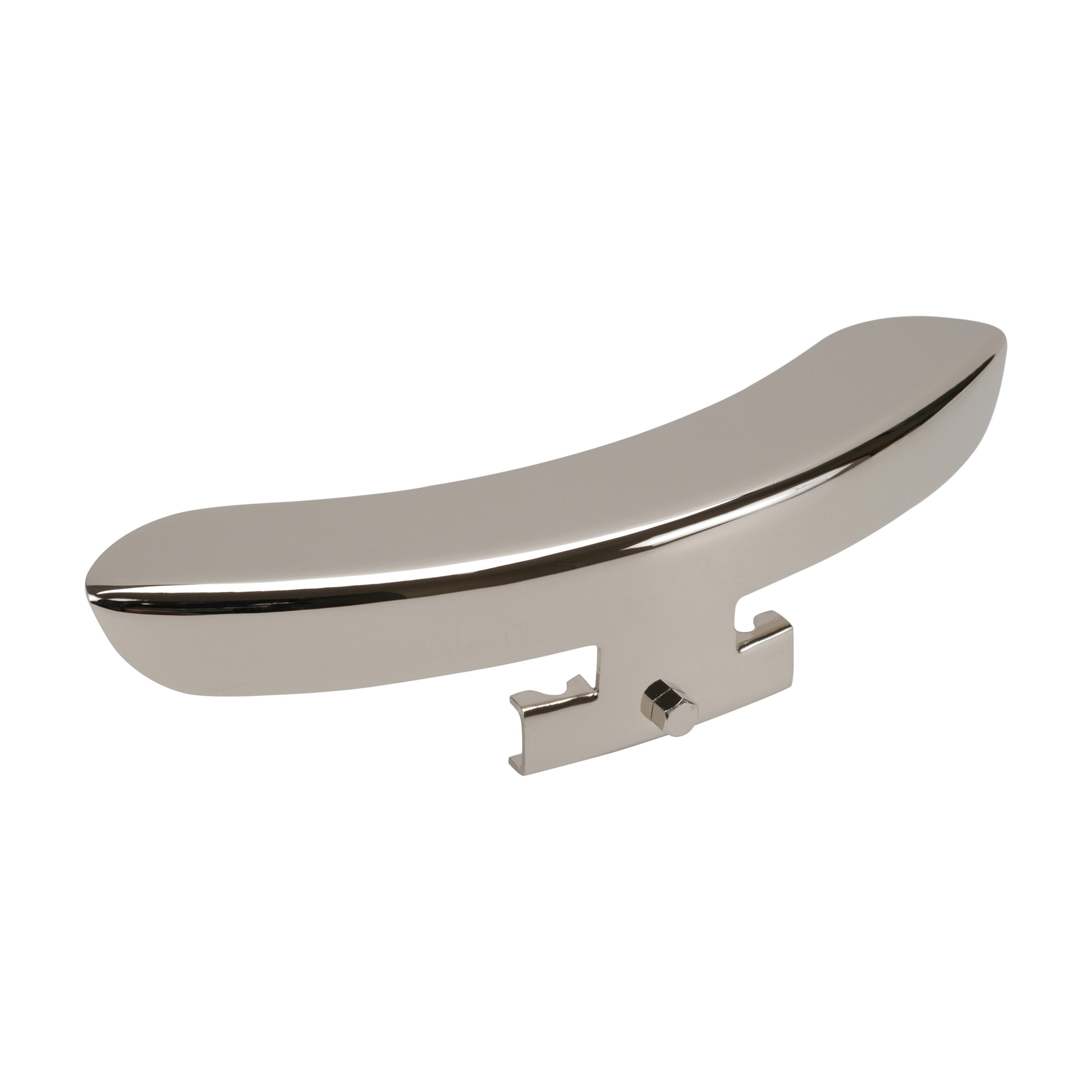 Five-Star Banjo Armrest, Nickel-plated brass