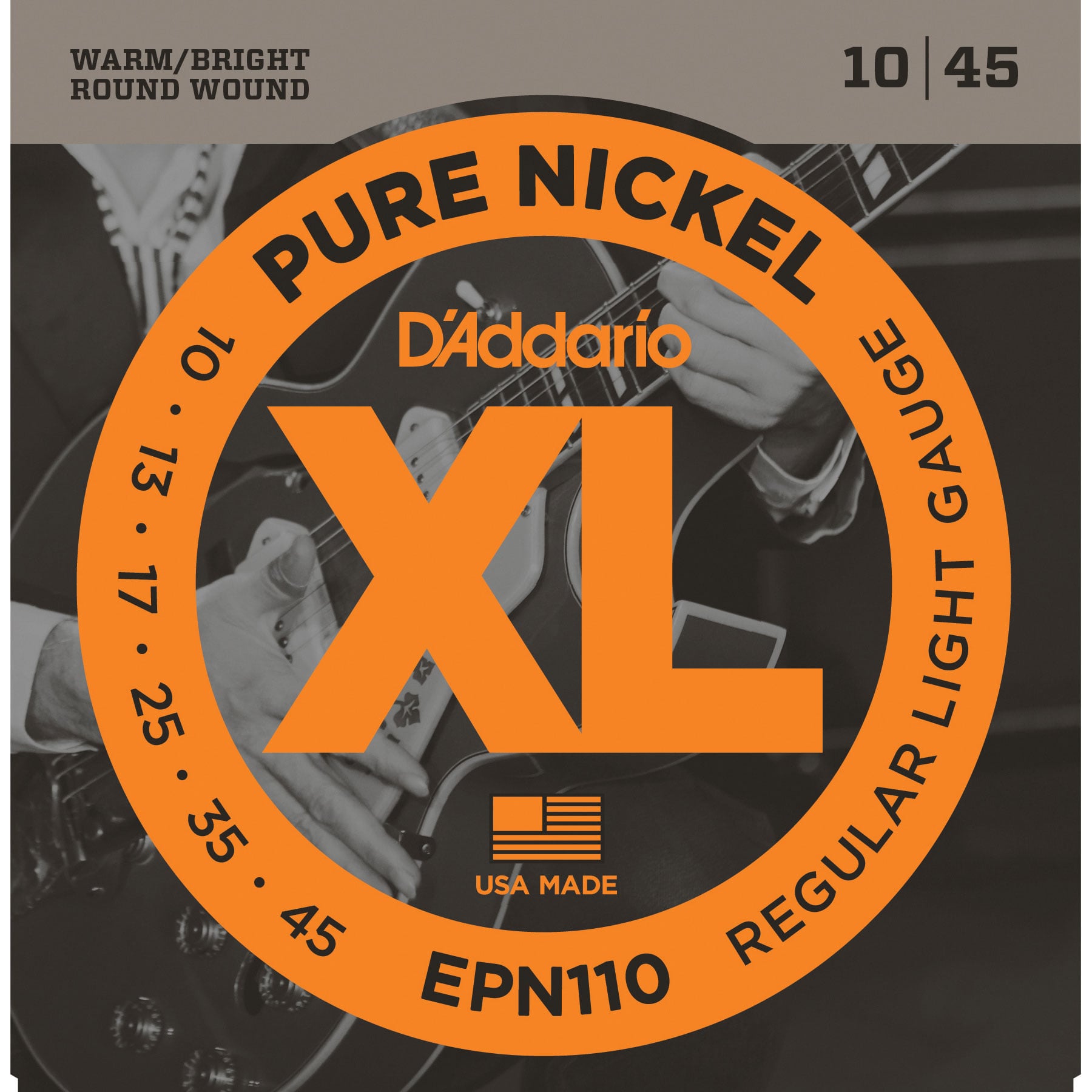 D'Addario XL Pure Nickel Electric Guitar Strings