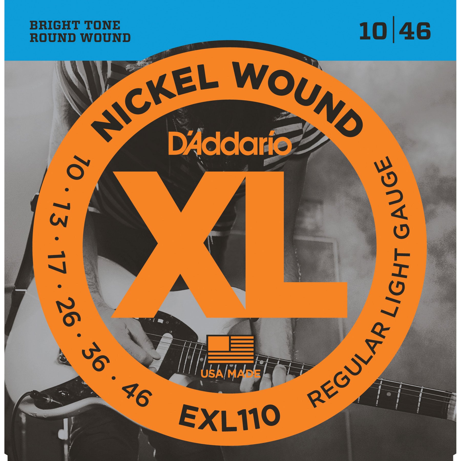 D'Addario XL Nickel Wound Electric Guitar Strings