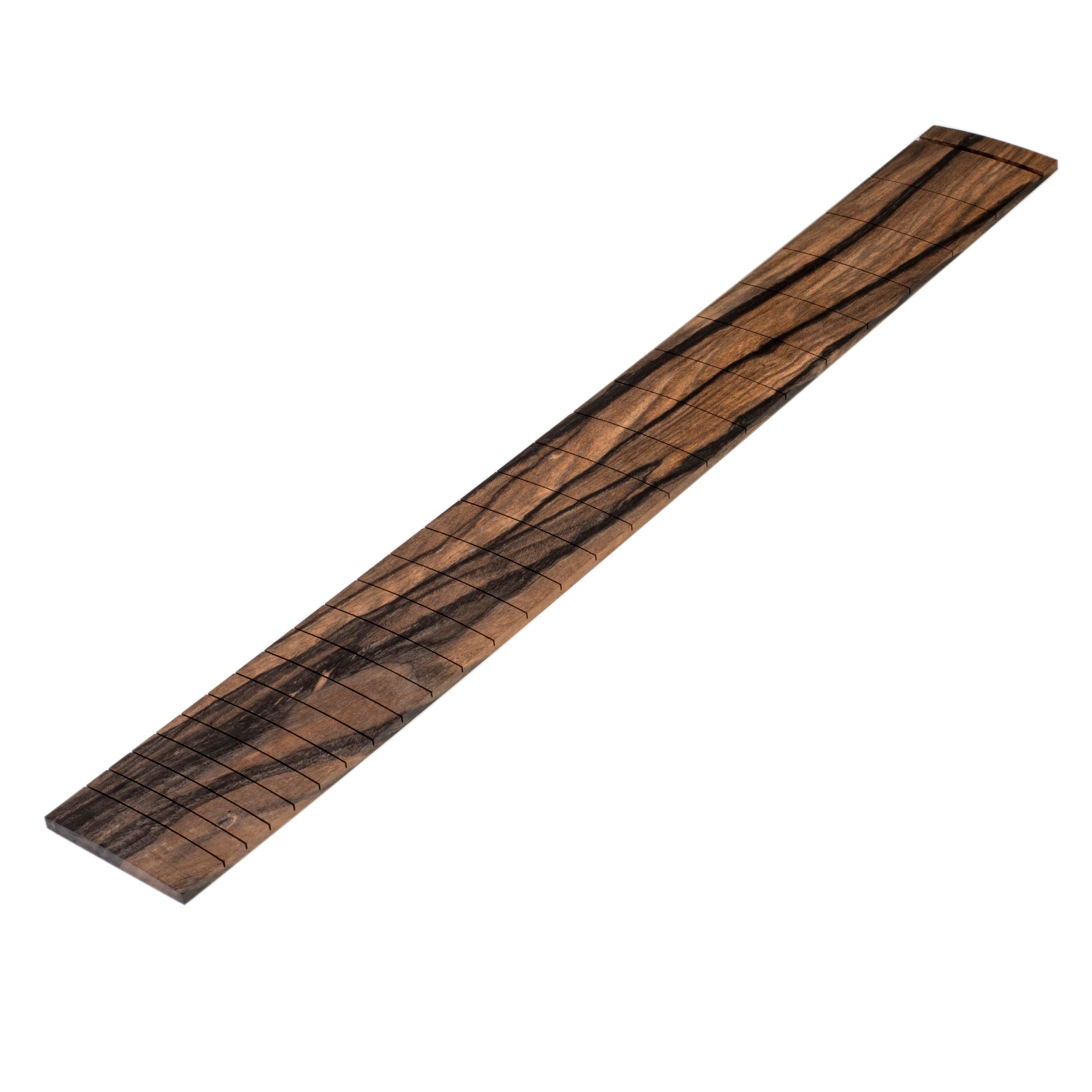 Slotted Fingerboard for Fender Guitar, 12" Radius, Crelicam Ebony