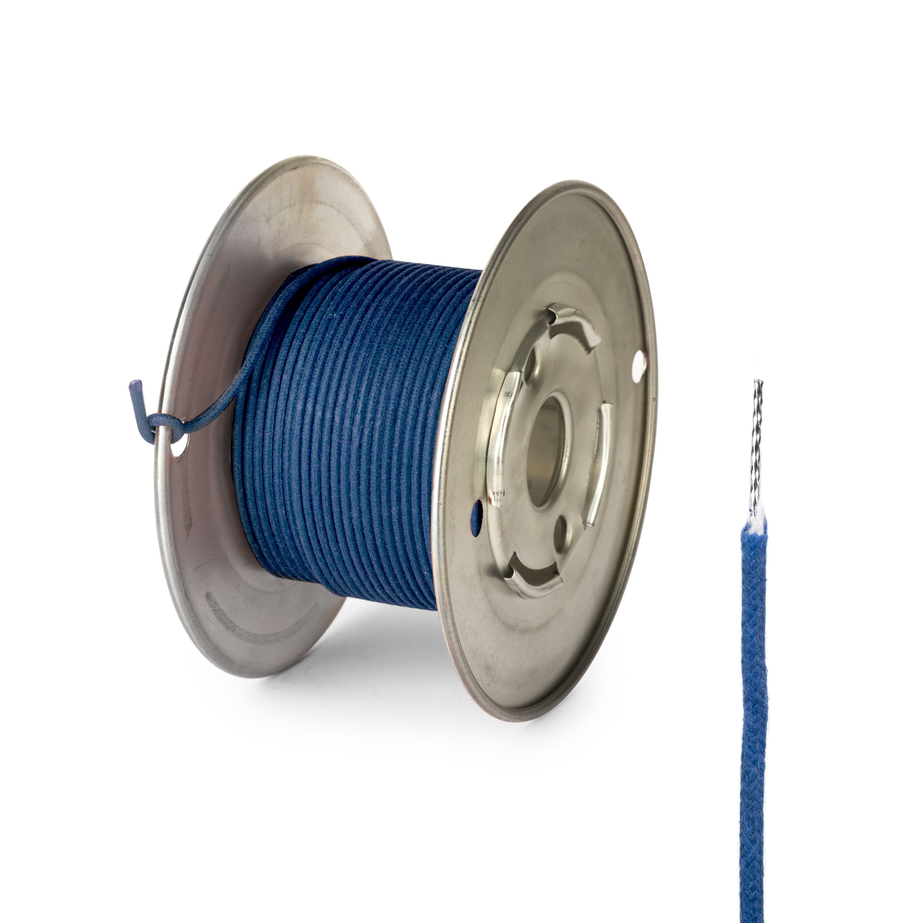 Vintage Stranded Core Push-back Wire - 50 feet, Blue