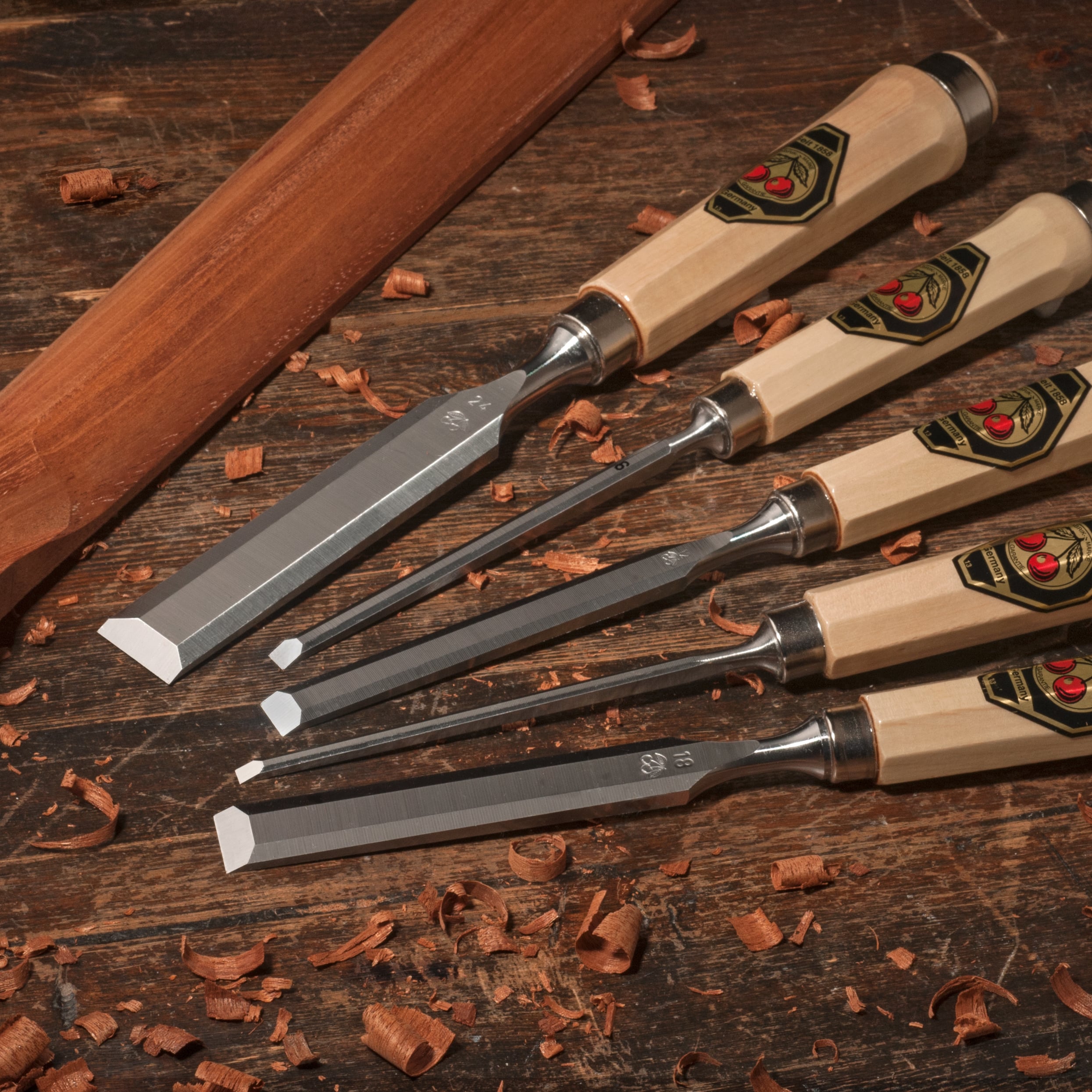 Two Cherries Wood Chisels