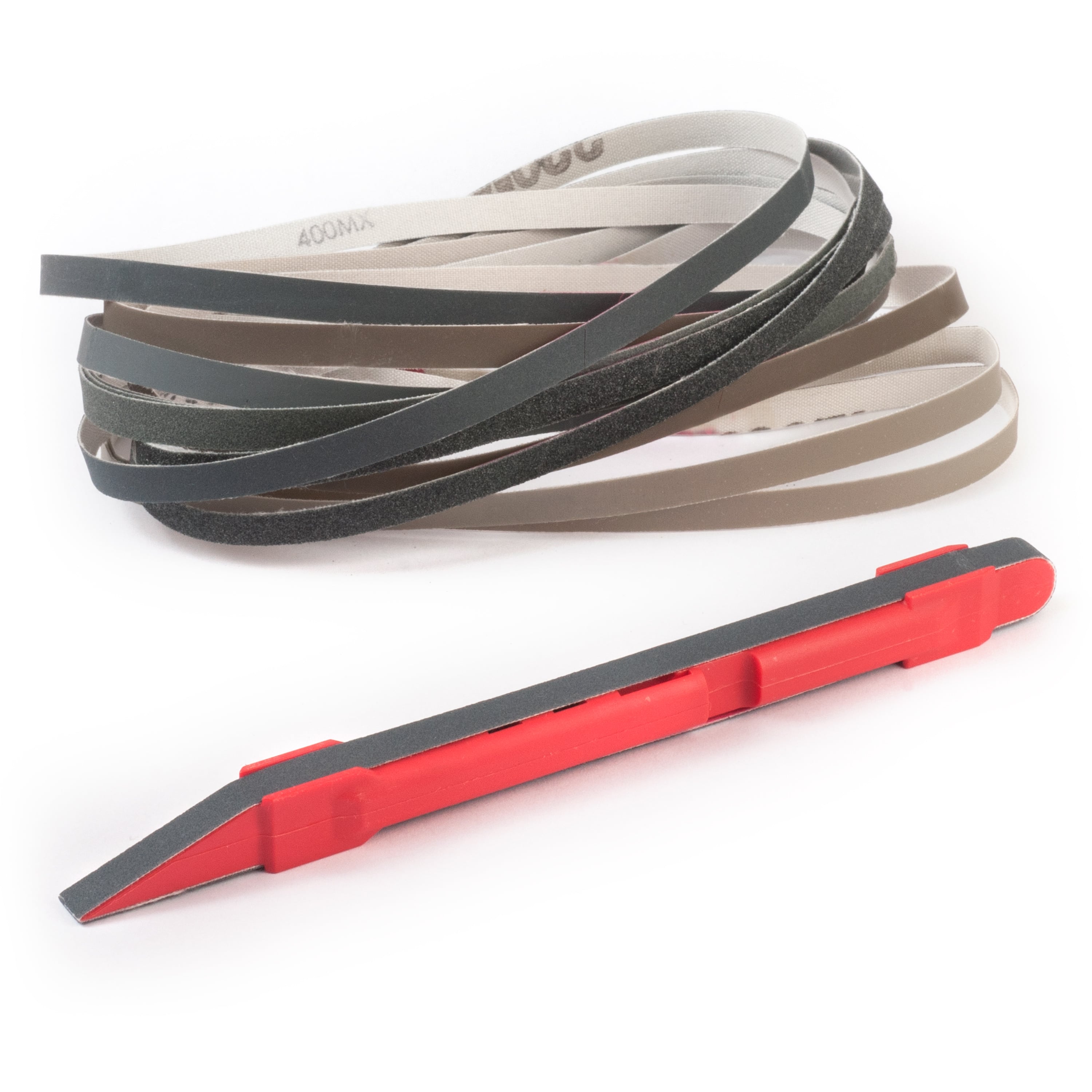 Fret Dressing Stick with Micro-Mesh Belts