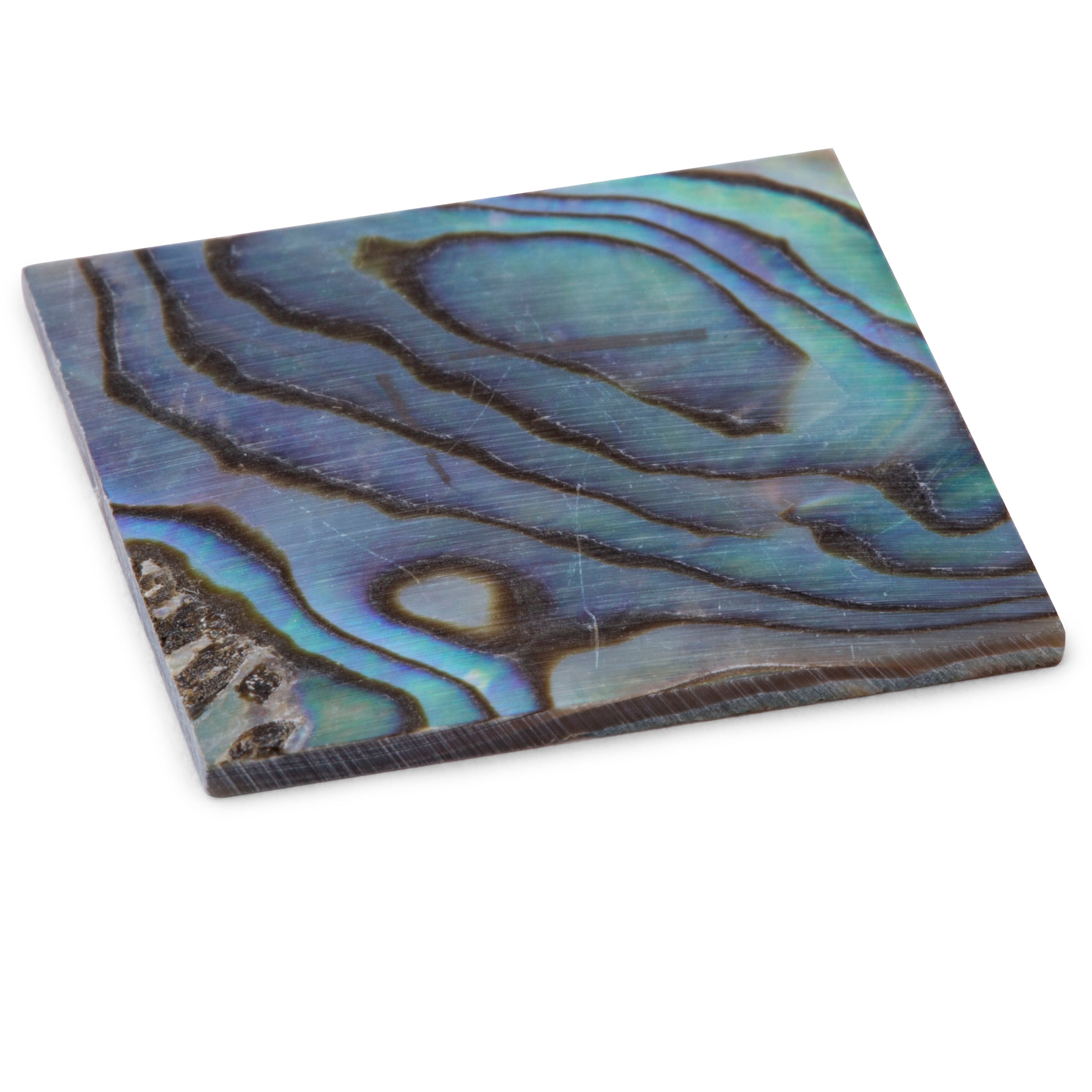 Pearl Inlay Blank, Paua abalone, 1" x 1"