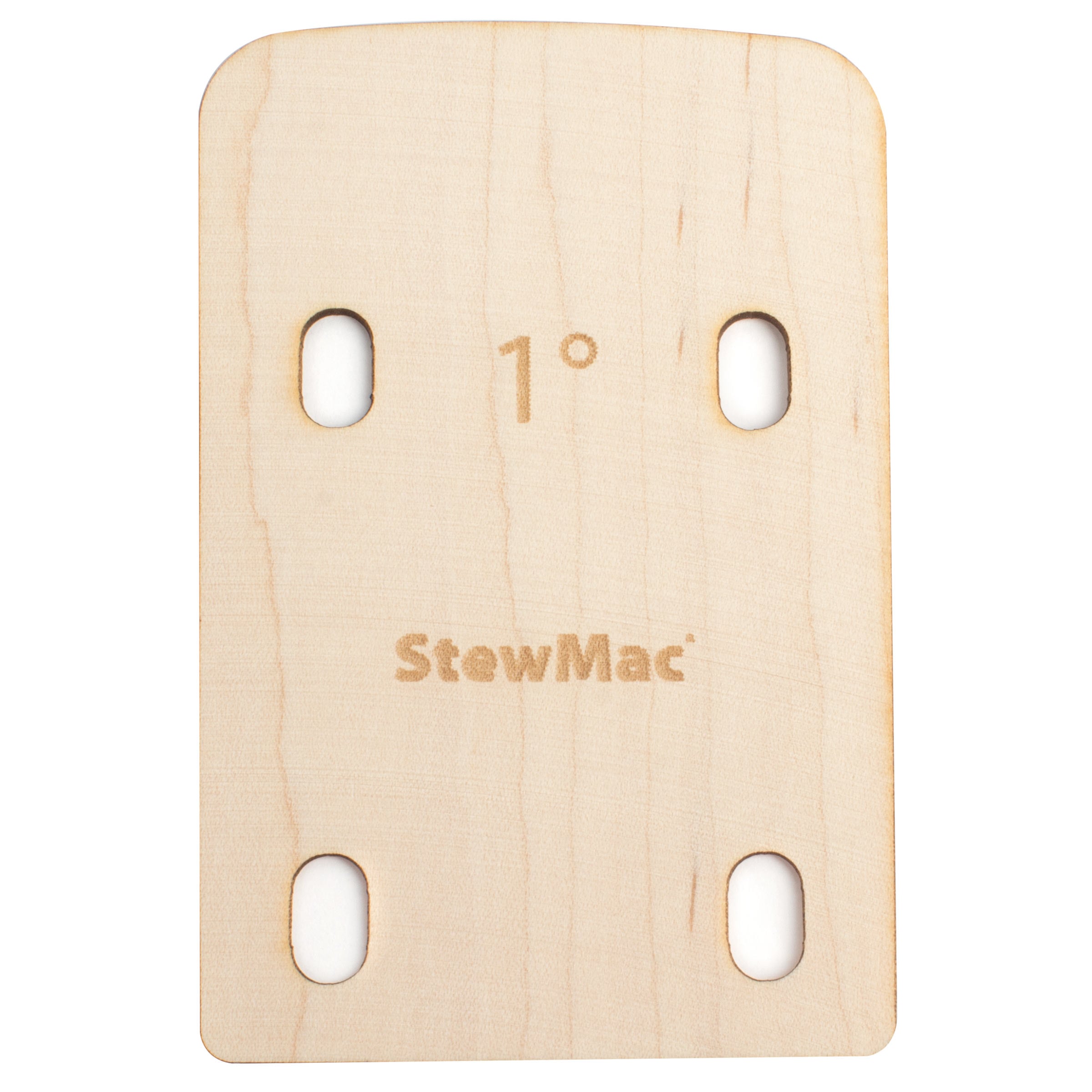 StewMac Neck Shims for Bass, Shaped, 1 degree