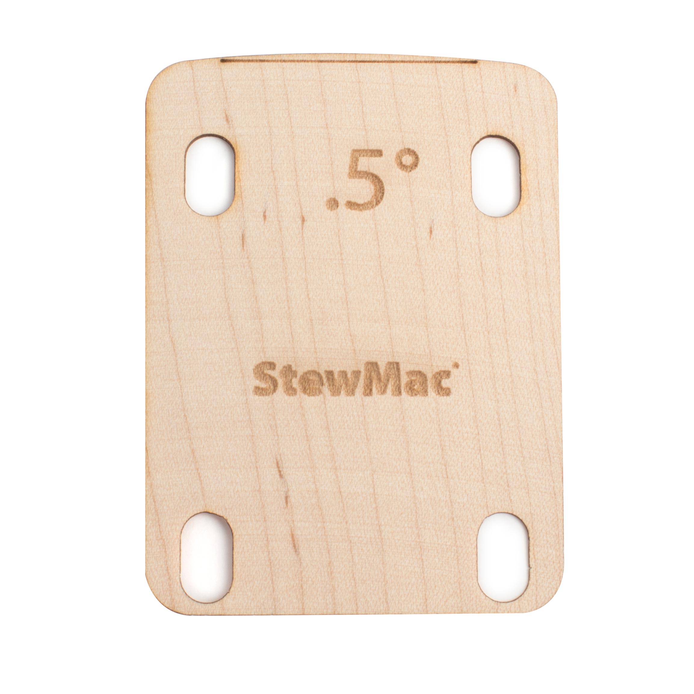 StewMac Neck Shims for Guitar, Shaped, 0.50 degree