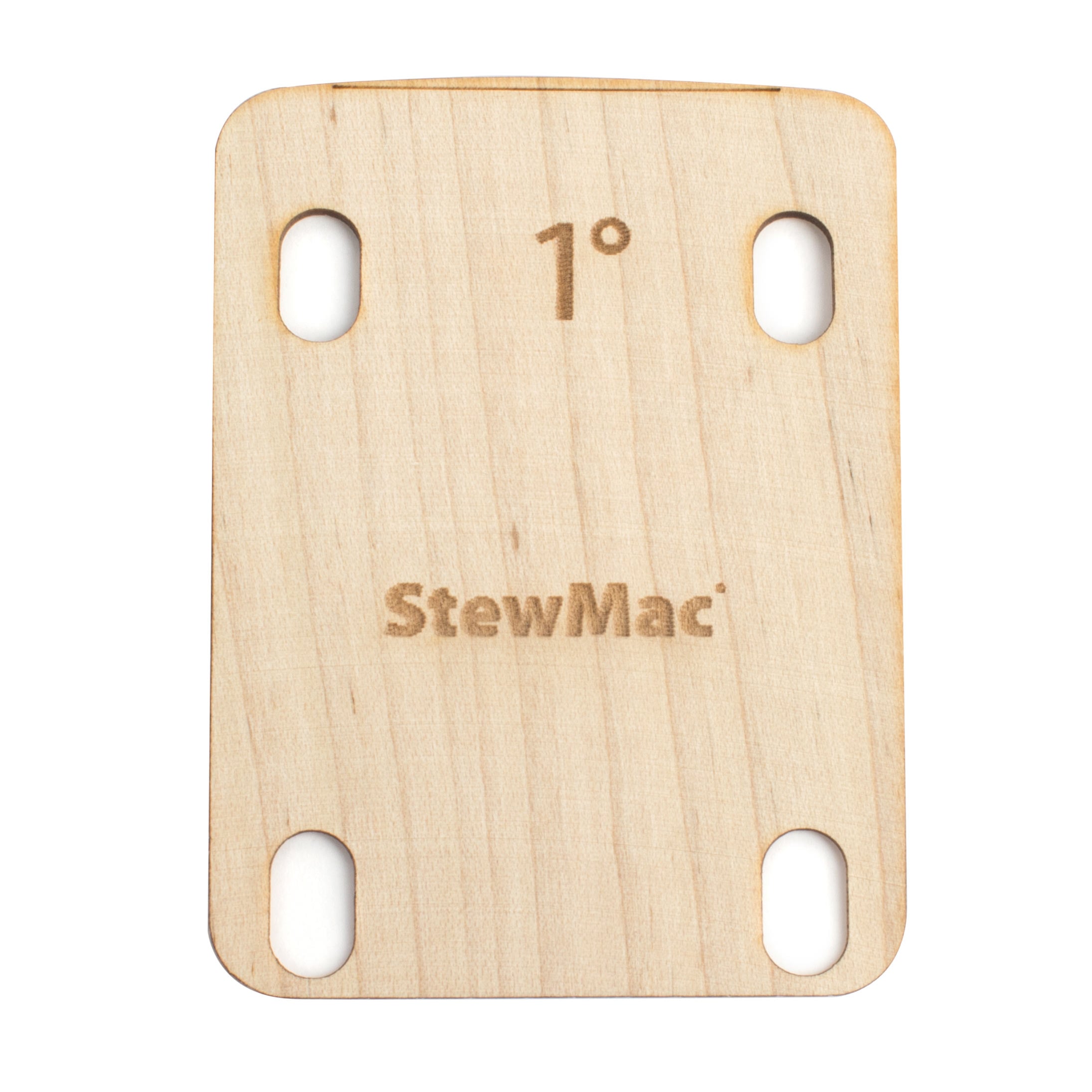StewMac Neck Shims for Guitar, Shaped, 1 degree