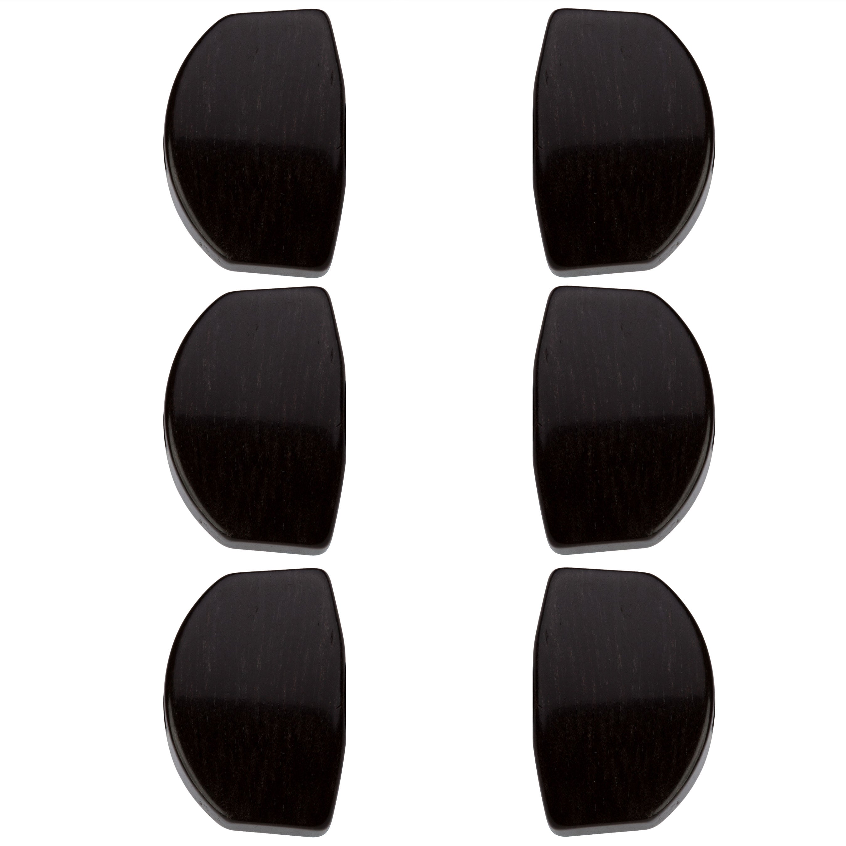 Schaller Replacement Knobs, Large ebony, set of 6