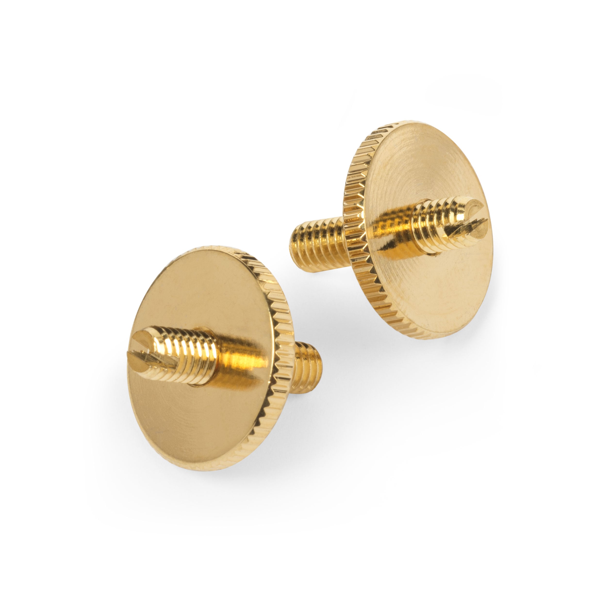 Archtop Bridge Post and Thumbwheel Set