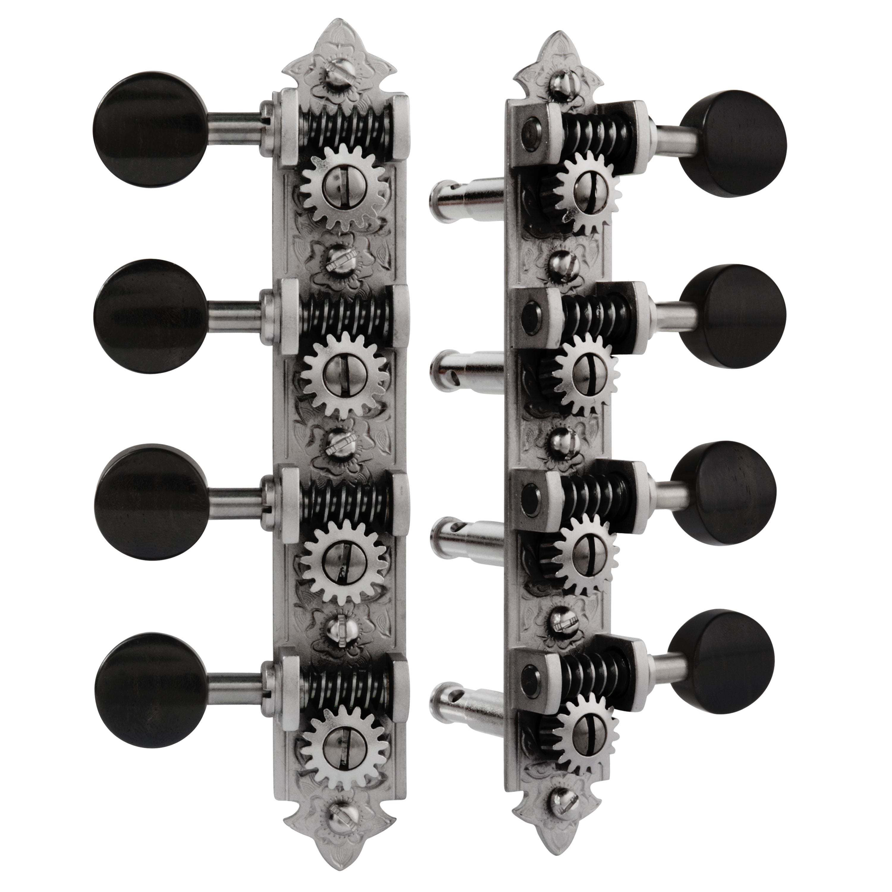 Waverly A-style Mandolin Tuners with Ebony Knobs