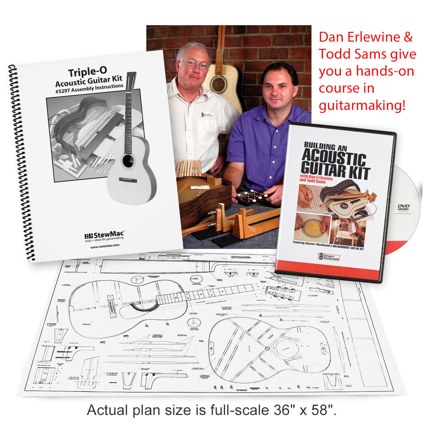StewMac Triple-O Acoustic Guitar Kit