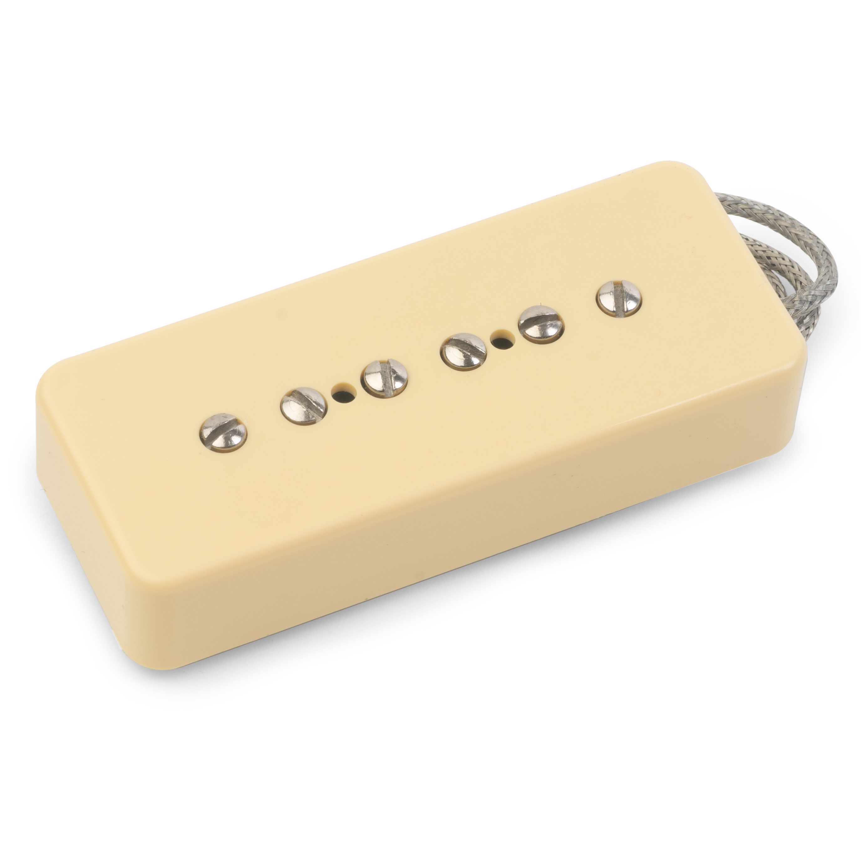 StewMac Modern Soapbar P-90 Pickups, Neck Position, RWRP, Cream Cover