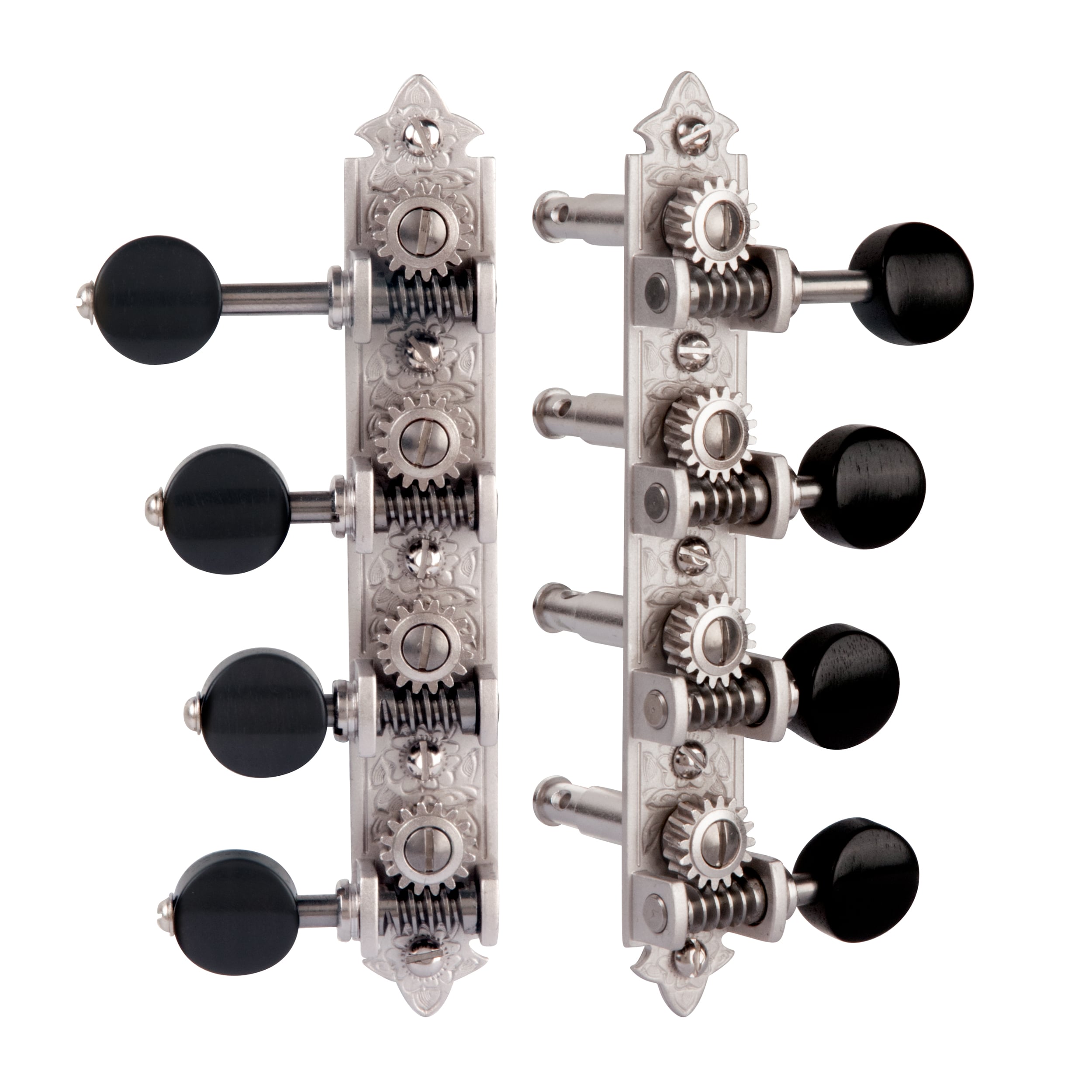 Waverly F-style Mandolin Machines with Ebony Knobs