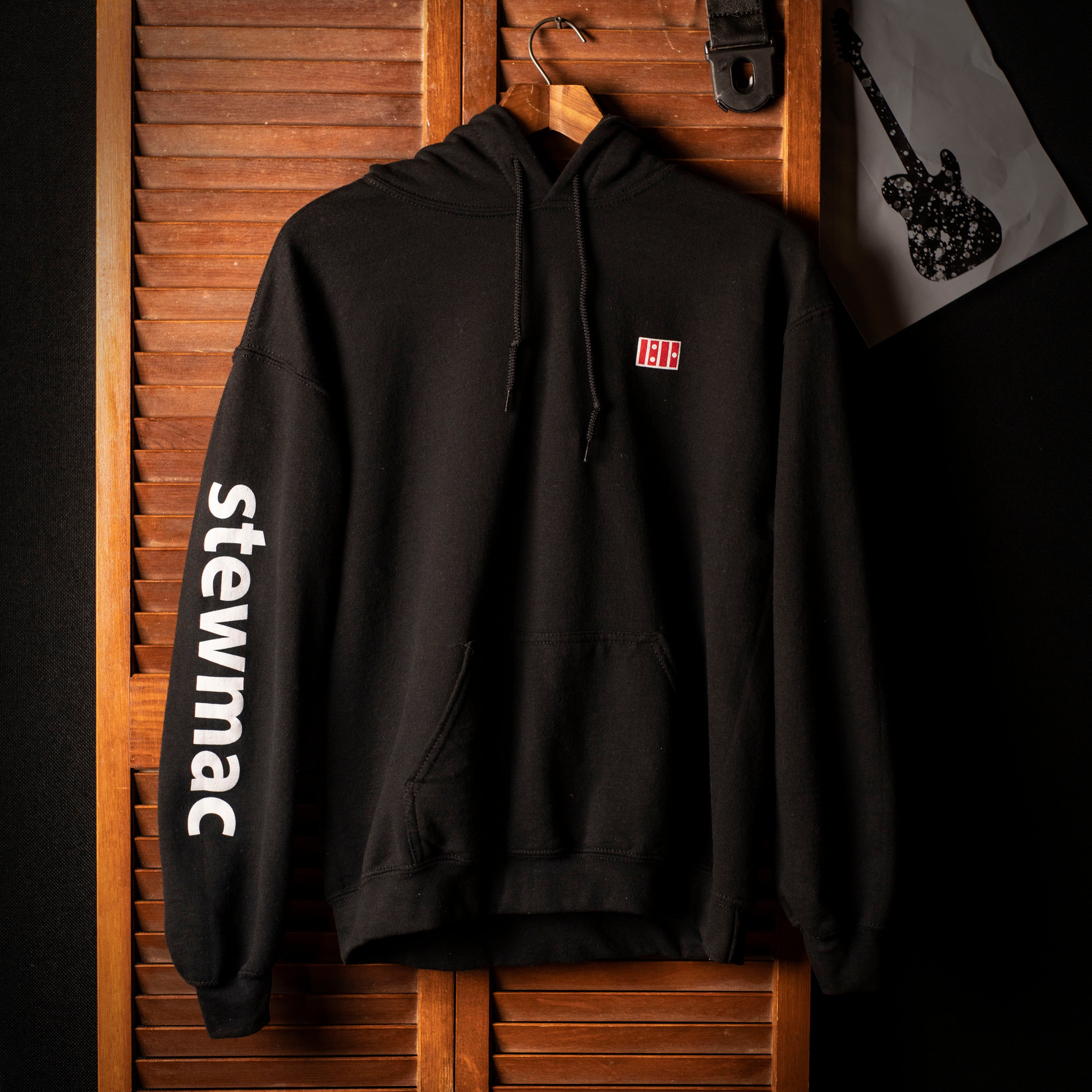 StewMac Pullover Hoodie, Black