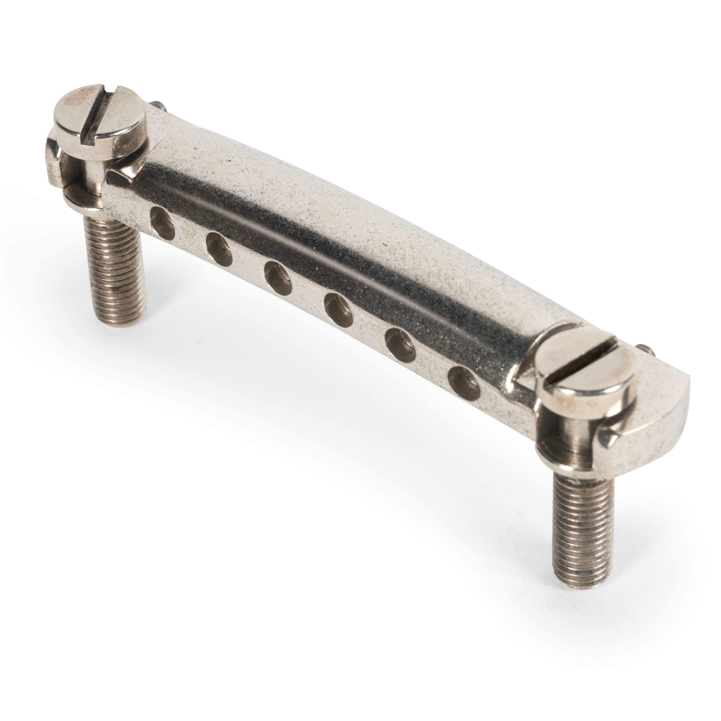 GuitarSlinger Cryocated Aged Aluminum Wraparound Bridge, Aged Nickel