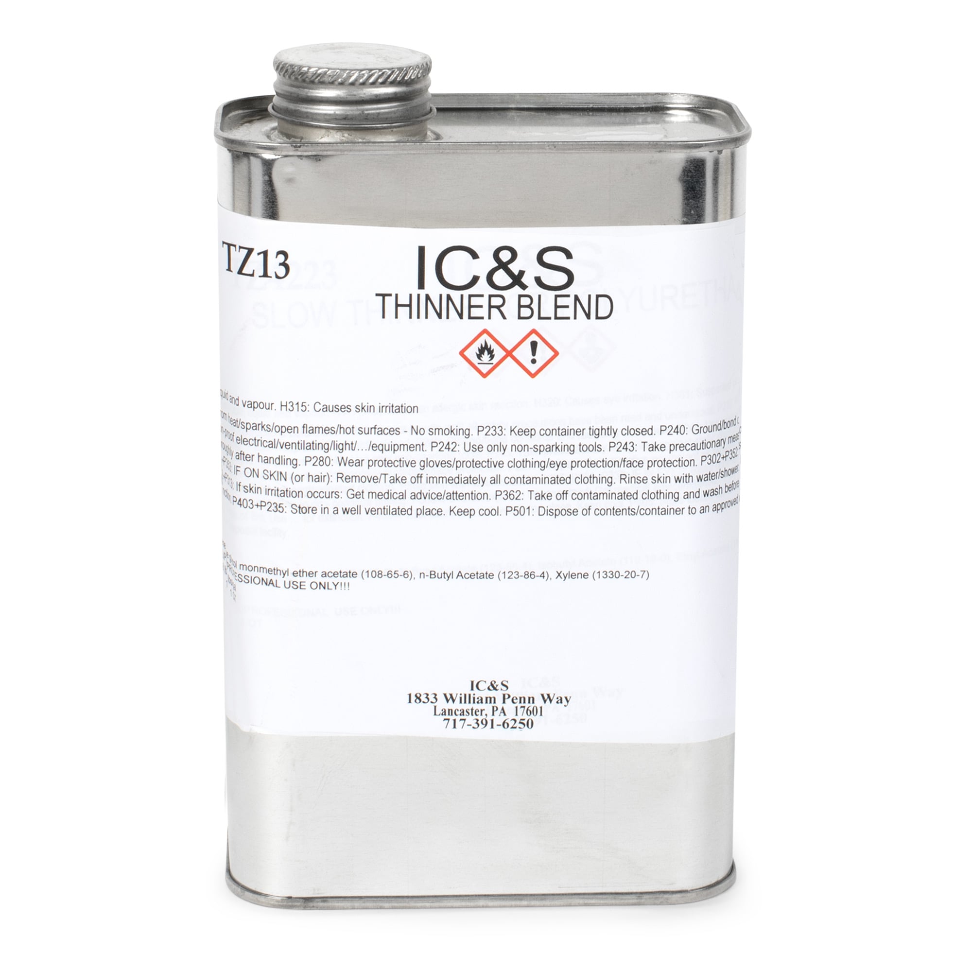 Ilva Polyurethane Finishes and Solvents, IC&S Thinner Blend