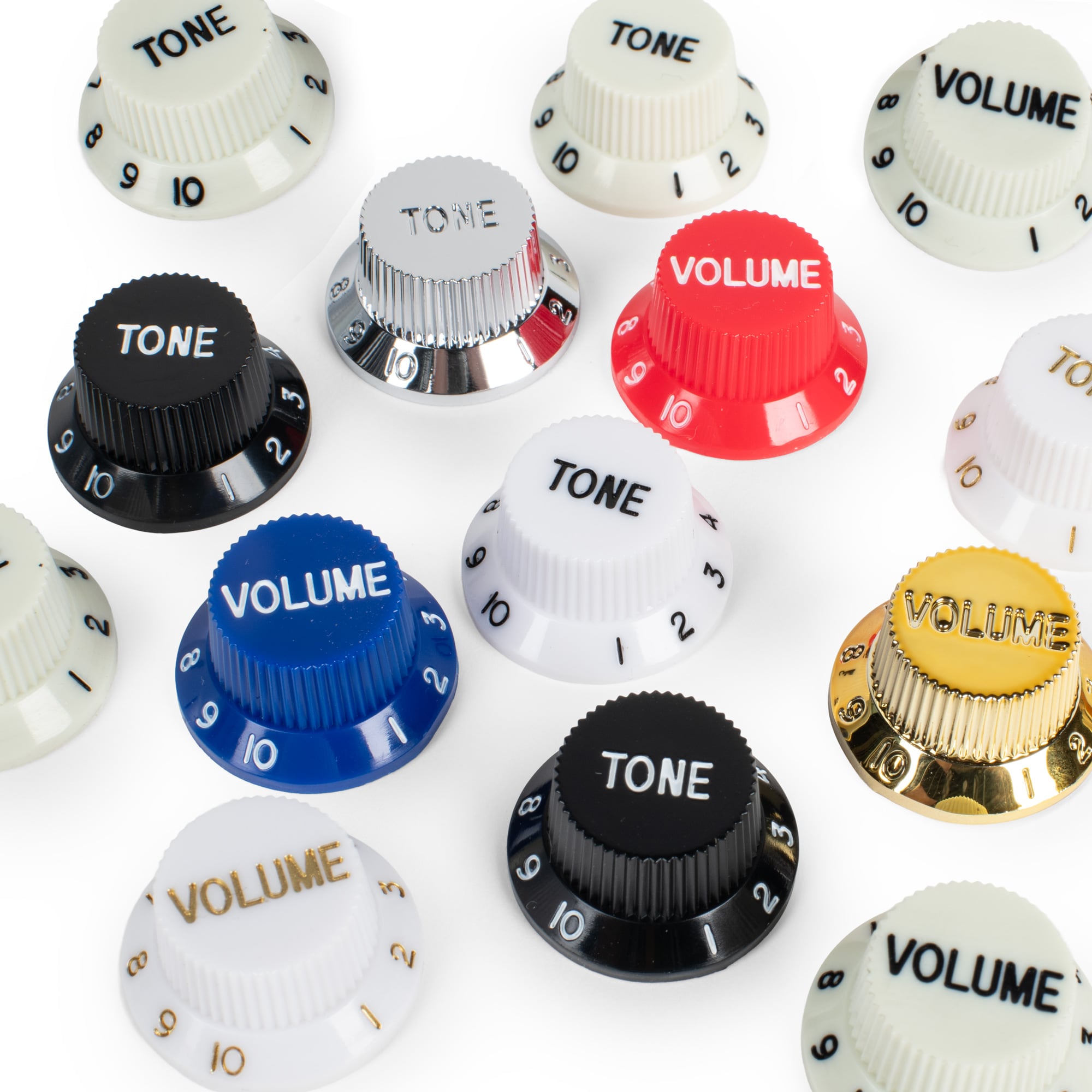 StewMac Volume + Tone Knobs for Strat - Set of 3