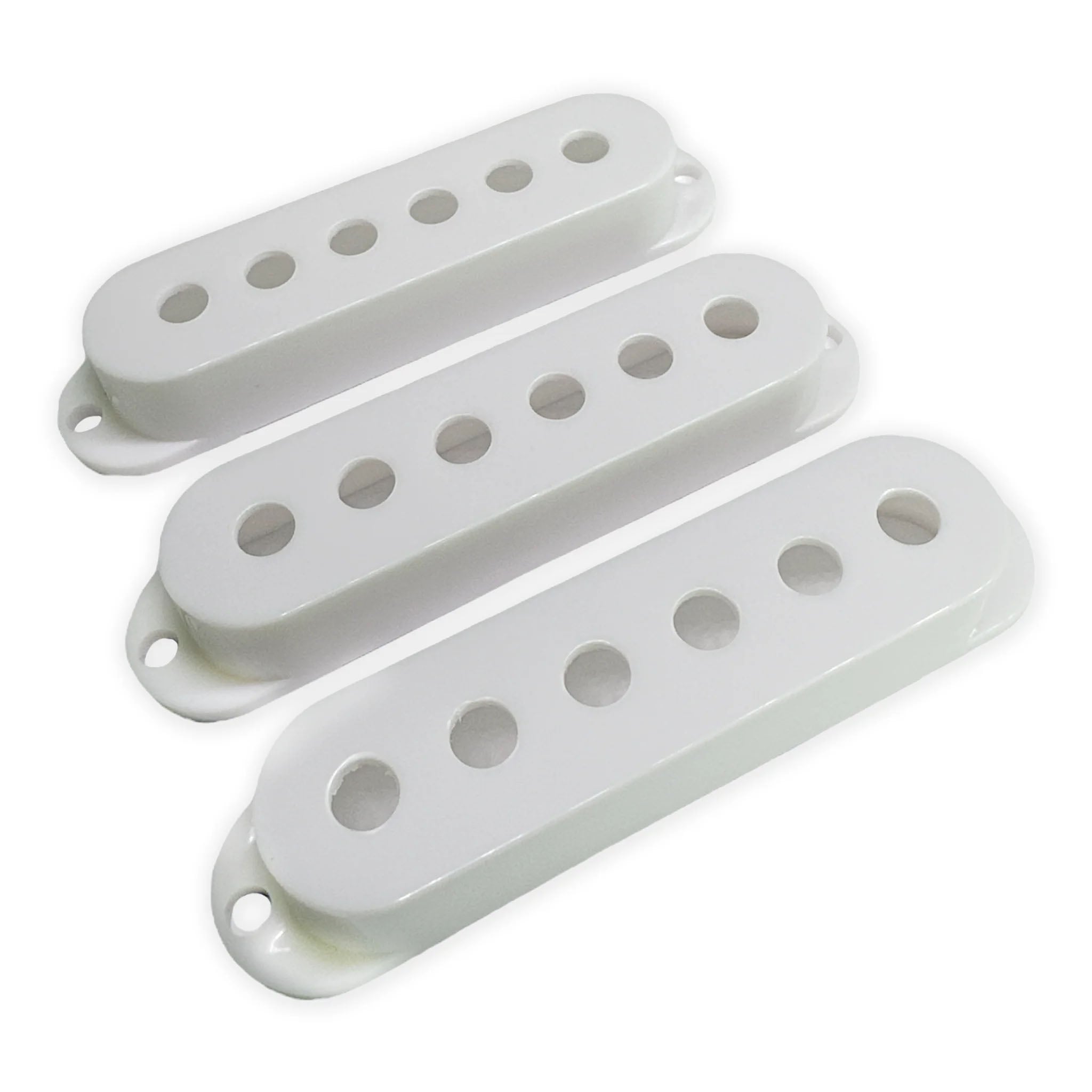 StewMac Pickup Cover Set with Modern Spacing, White