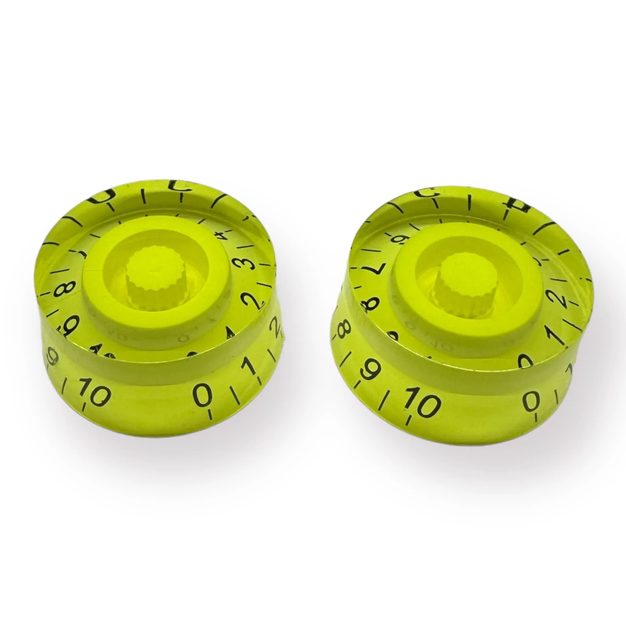 StewMac Speed Knob - 2 Pack, Neon Green