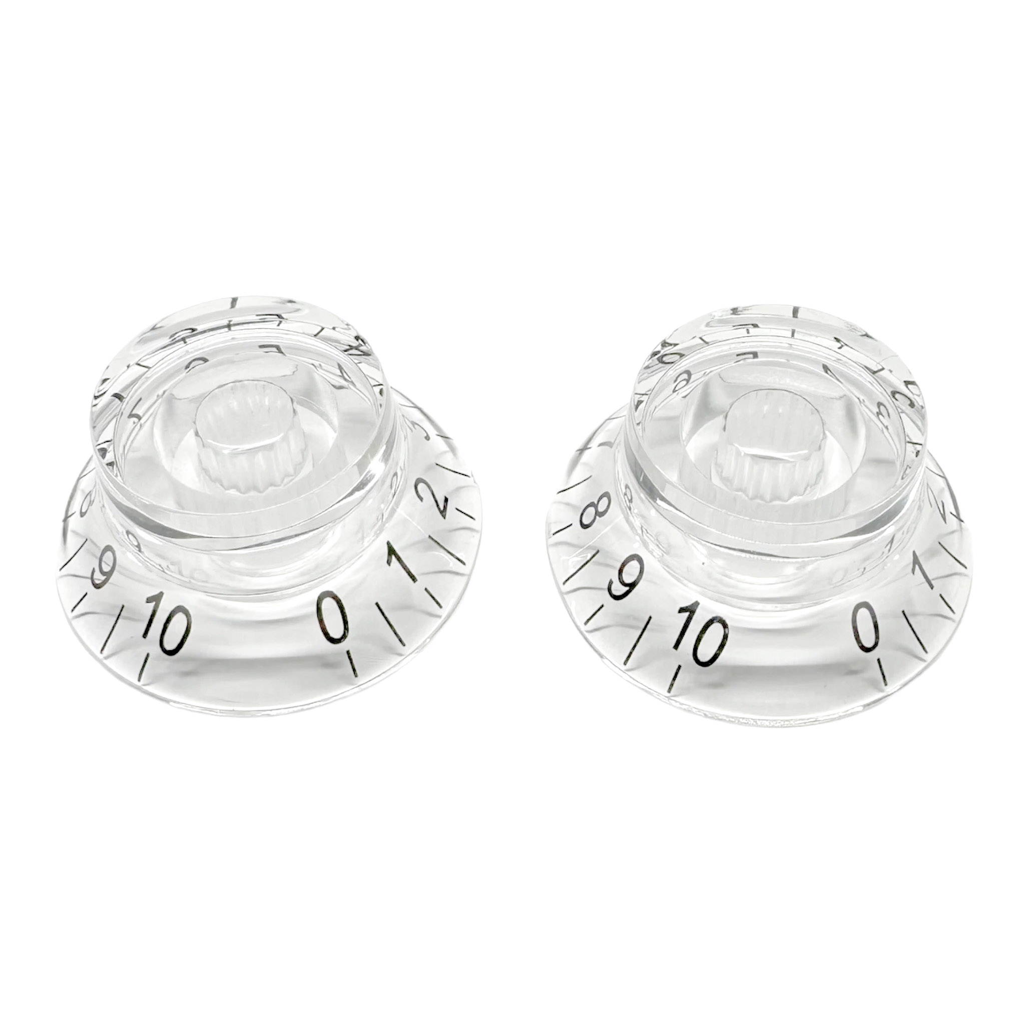 StewMac Bell Knob - 2 Pack, Clear