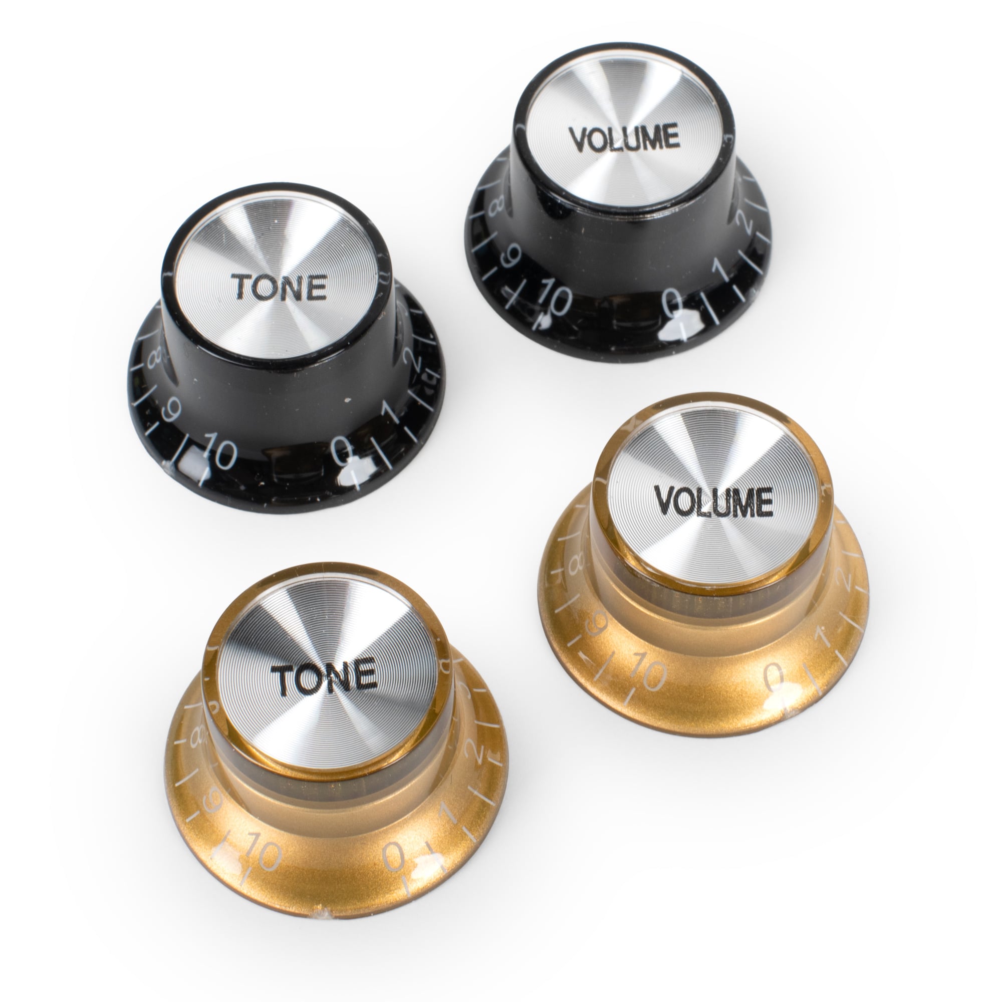 StewMac Top Hat Bell Reflector Knob - Set of 2
