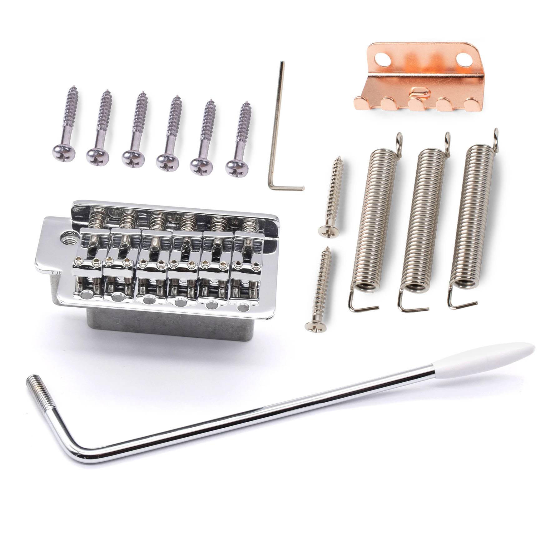 StewMac 6-Screw Tremolo, Chrome