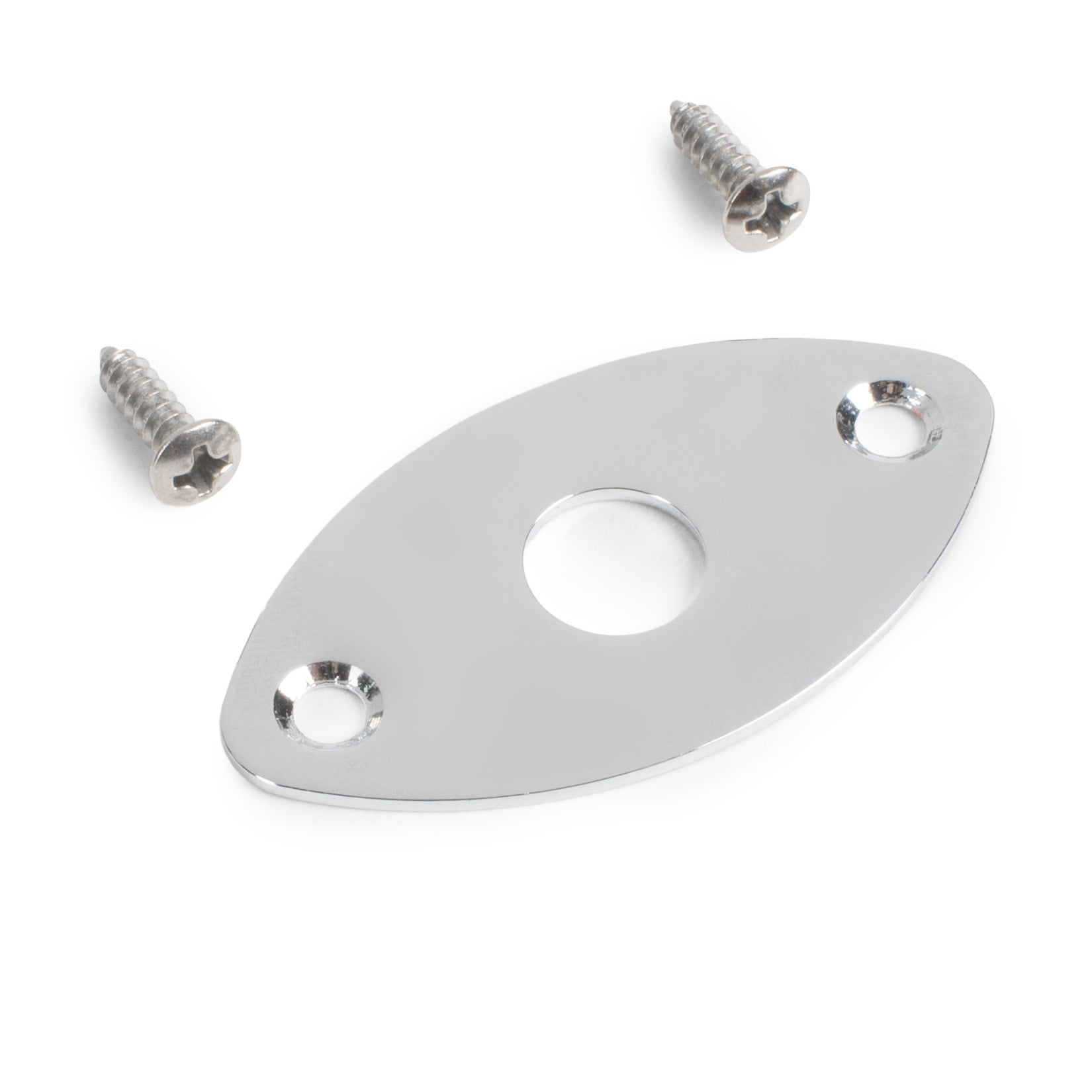 StewMac Oval Jack Plate, Flat