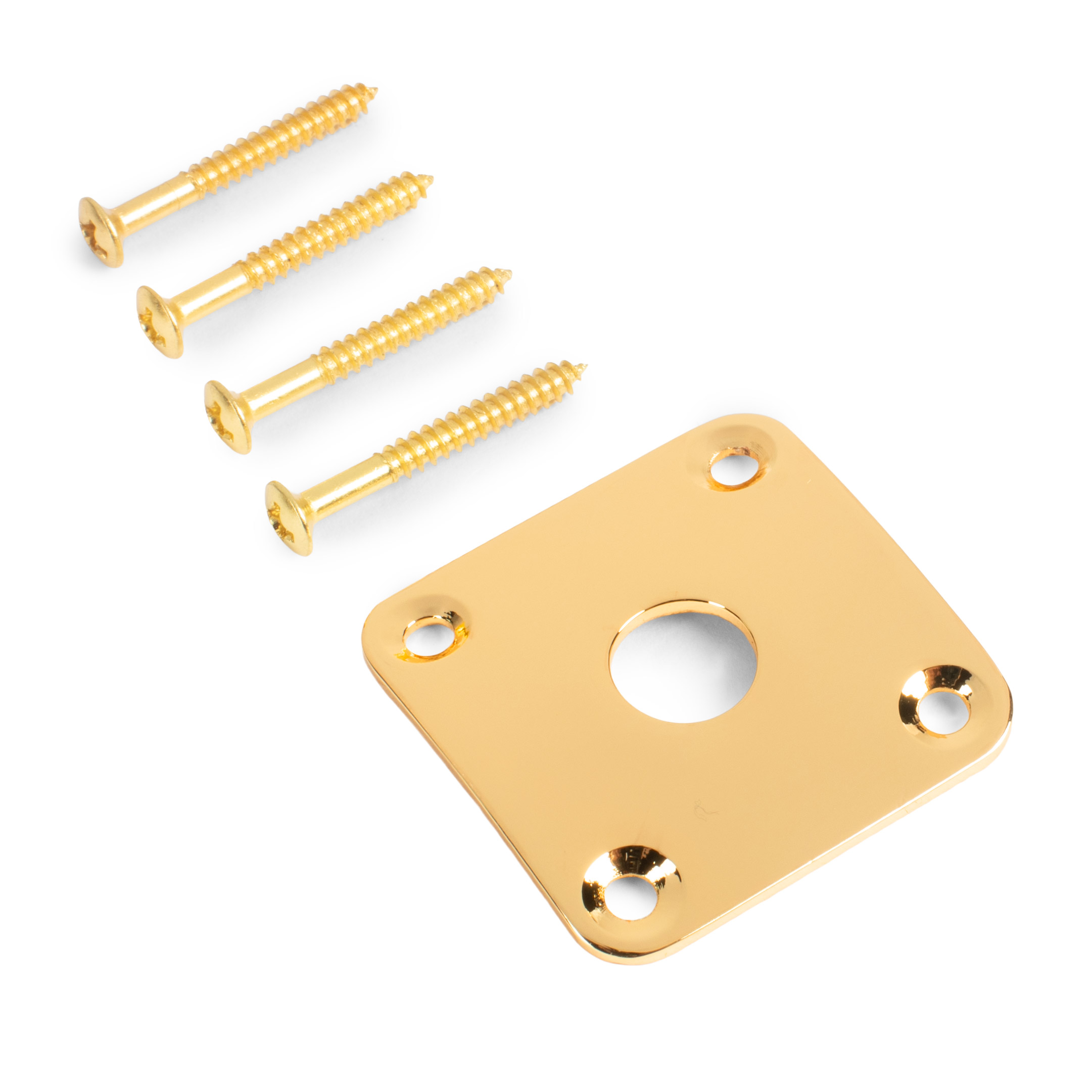 StewMac Jack Plate for Gibson® Les Paul®, Gold