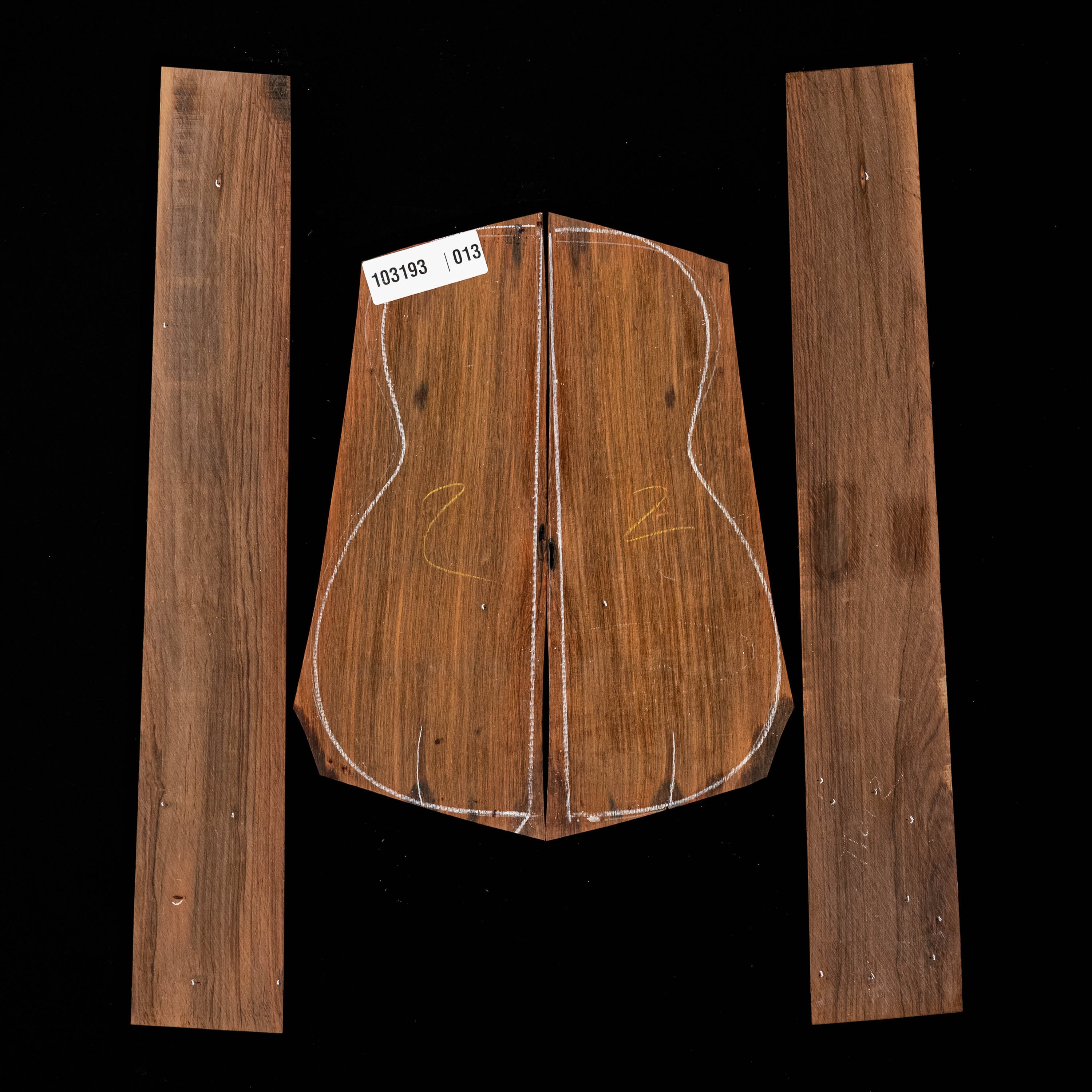 Brazilian Rosewood Back + Side Set - 013