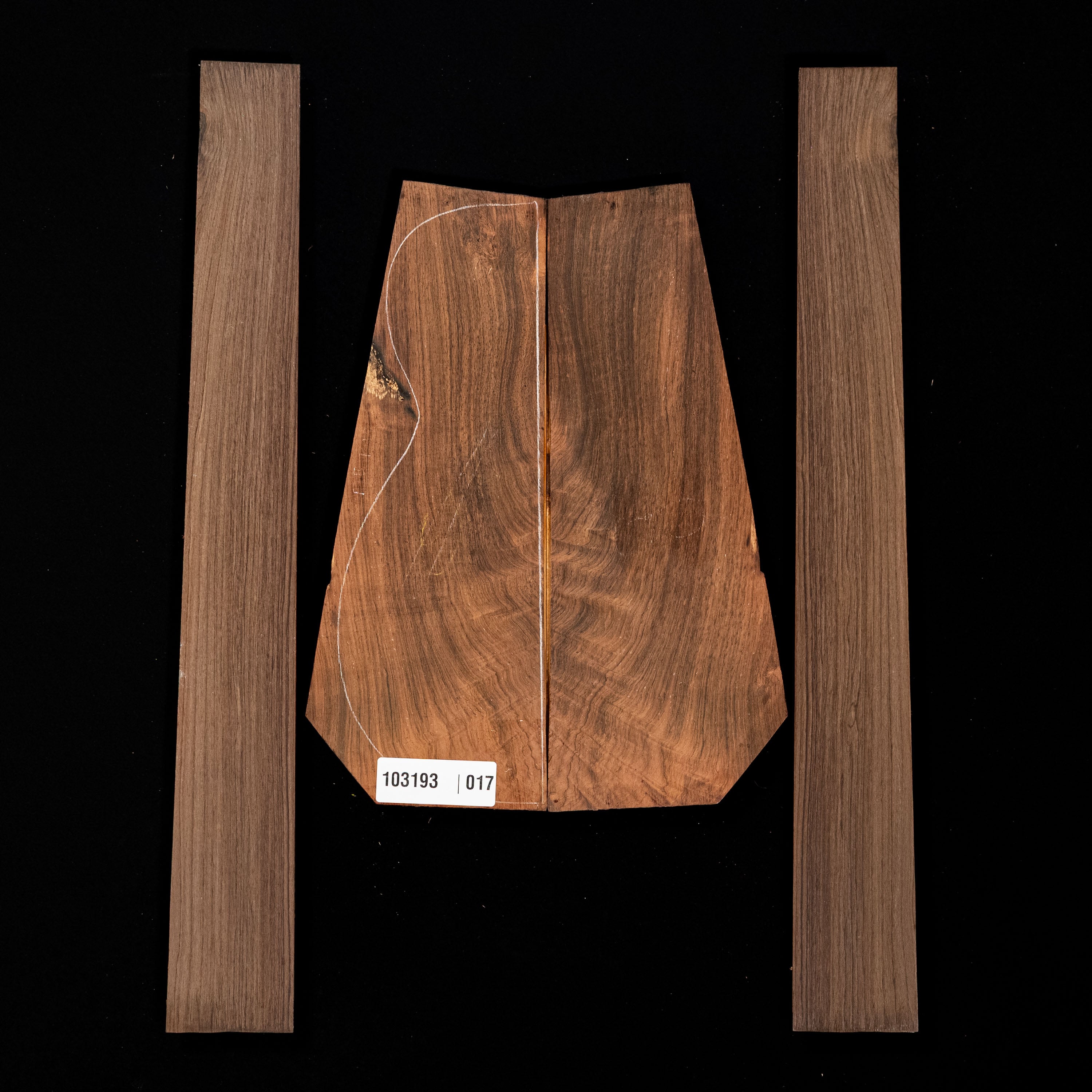 Brazilian Rosewood Back + Side Set - 017