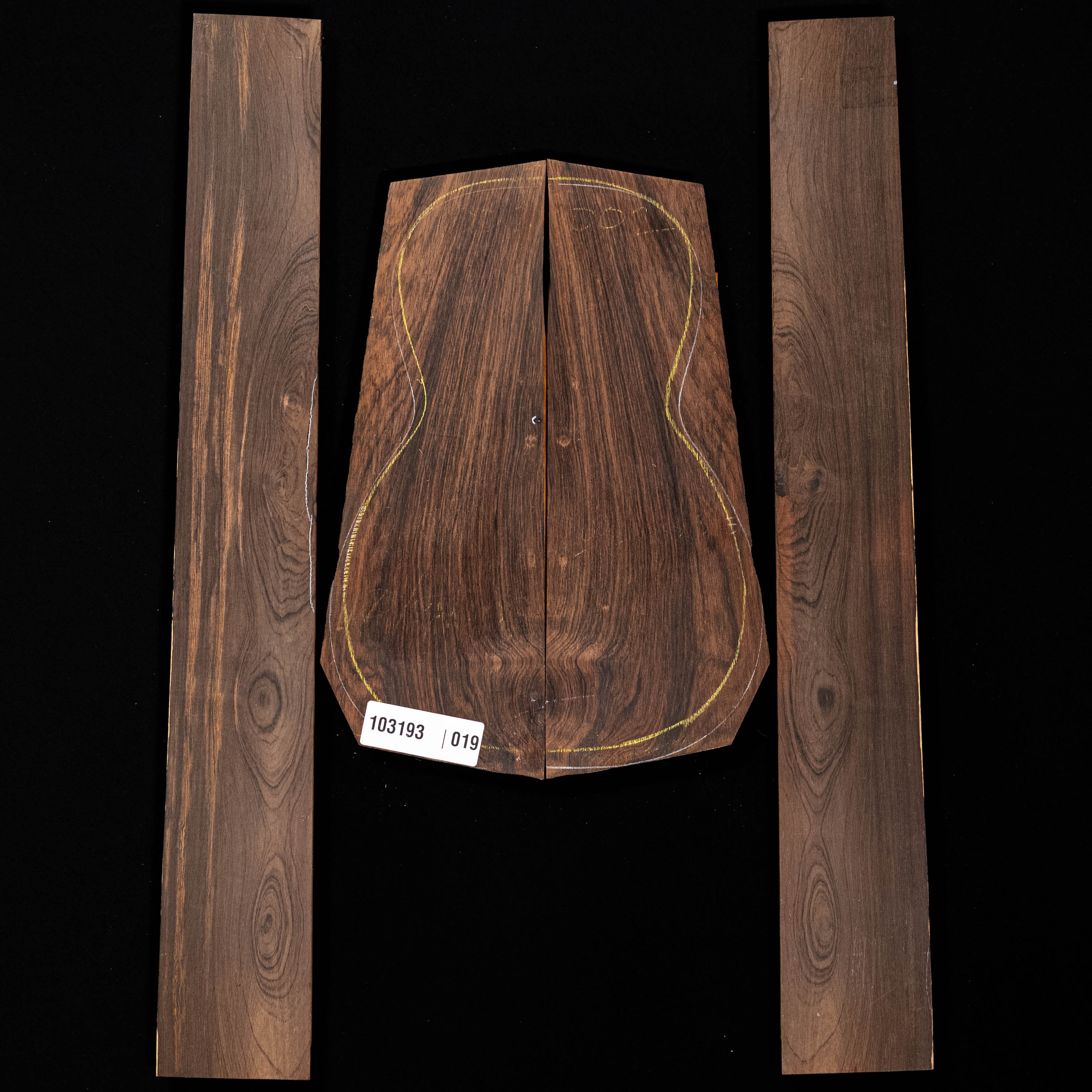 Brazilian Rosewood Back + Side Set - 019
