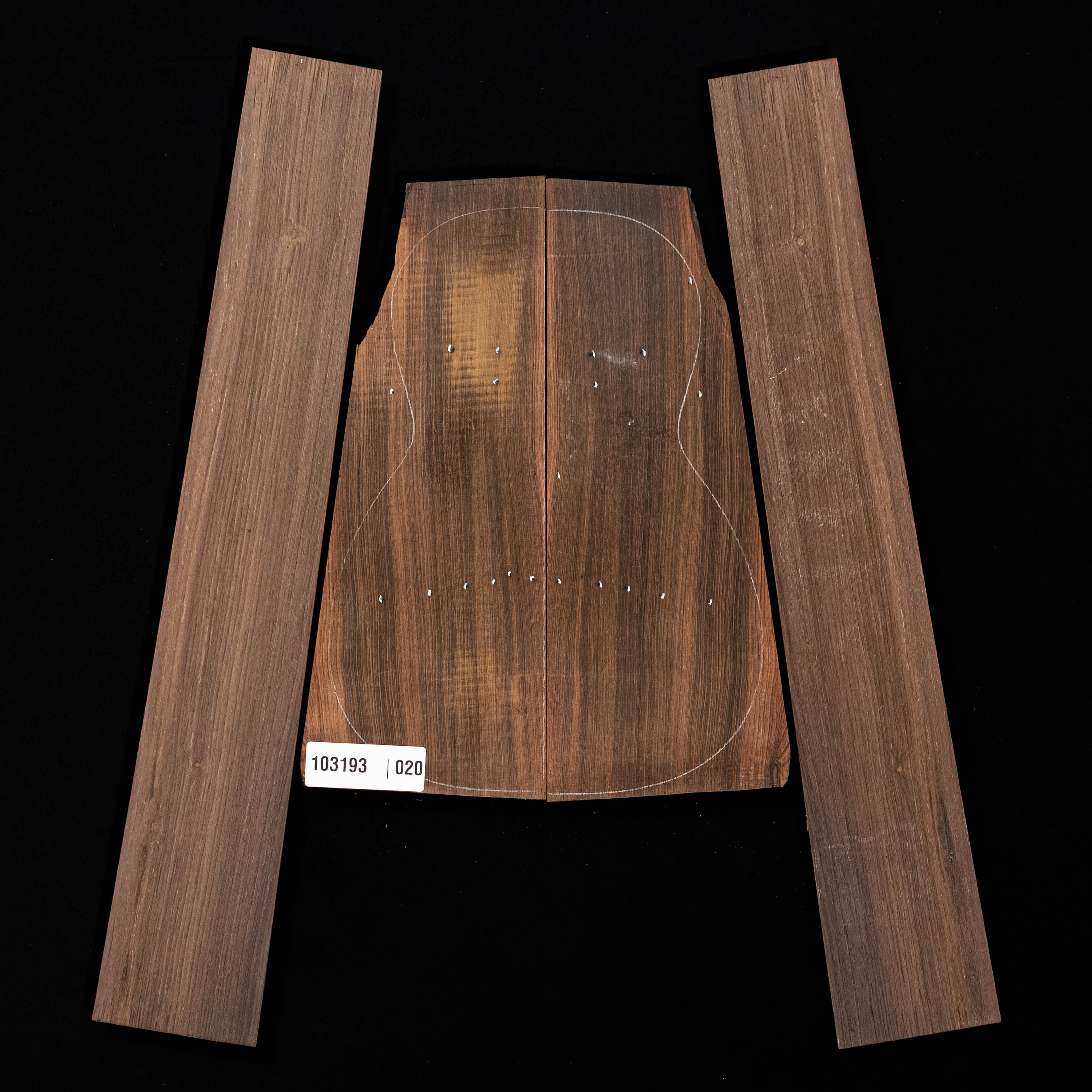 Brazilian Rosewood Back + Side Set - 020