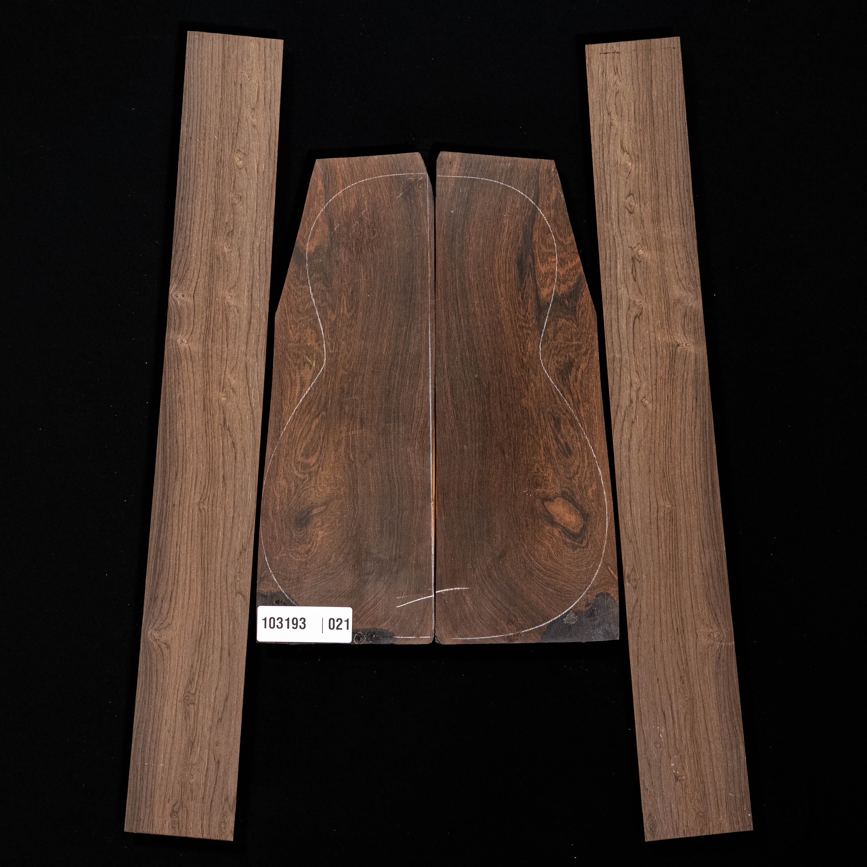 Brazilian Rosewood Back + Side Set - 021