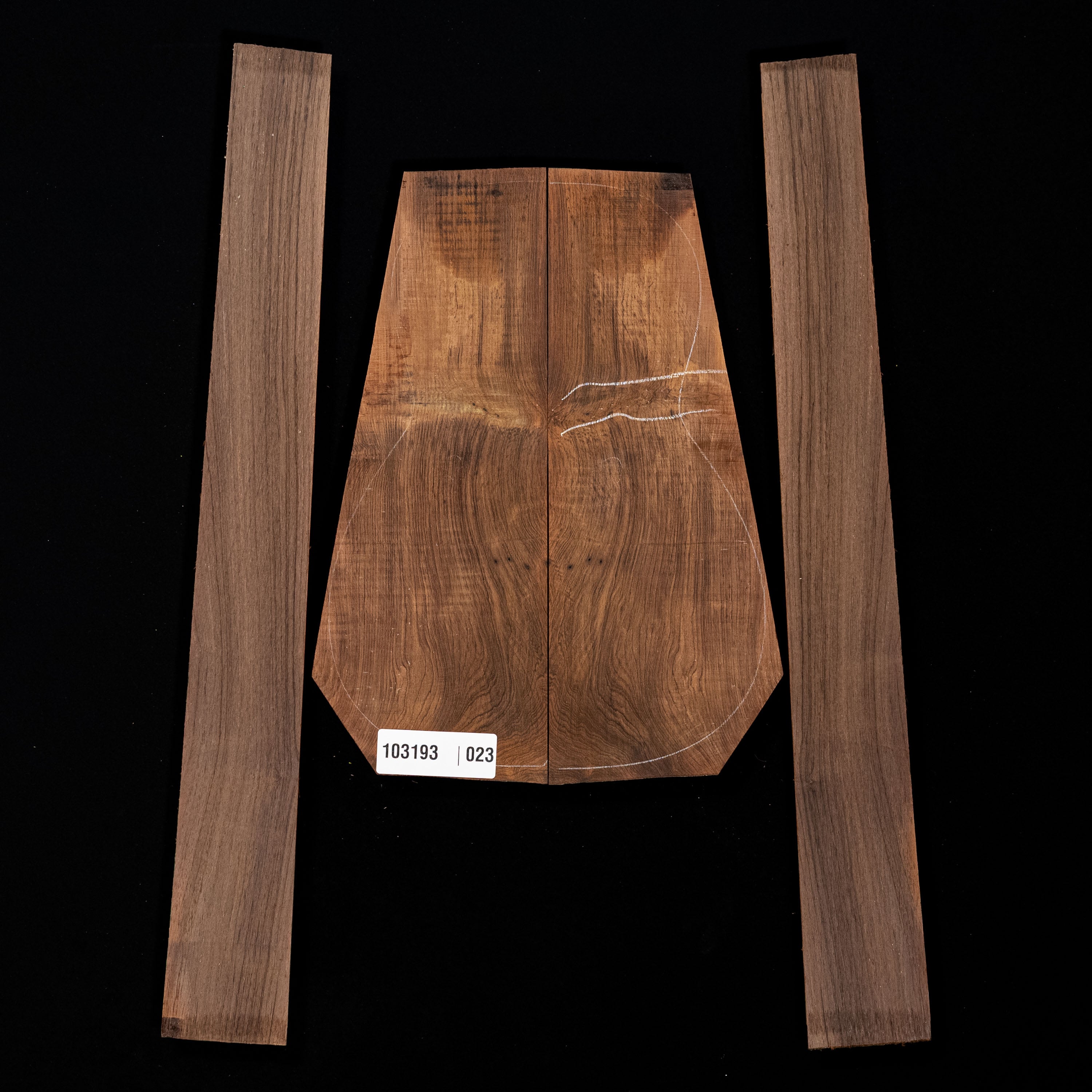 Brazilian Rosewood Back + Side Set - 023