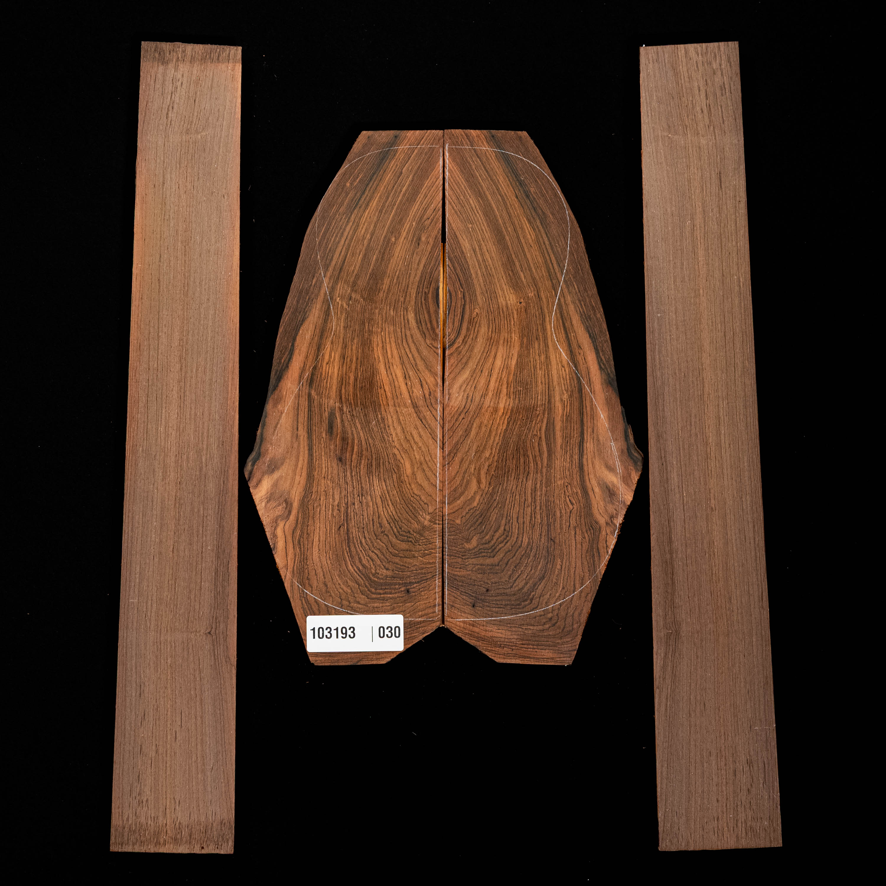 Brazilian Rosewood Back + Side Set - 030