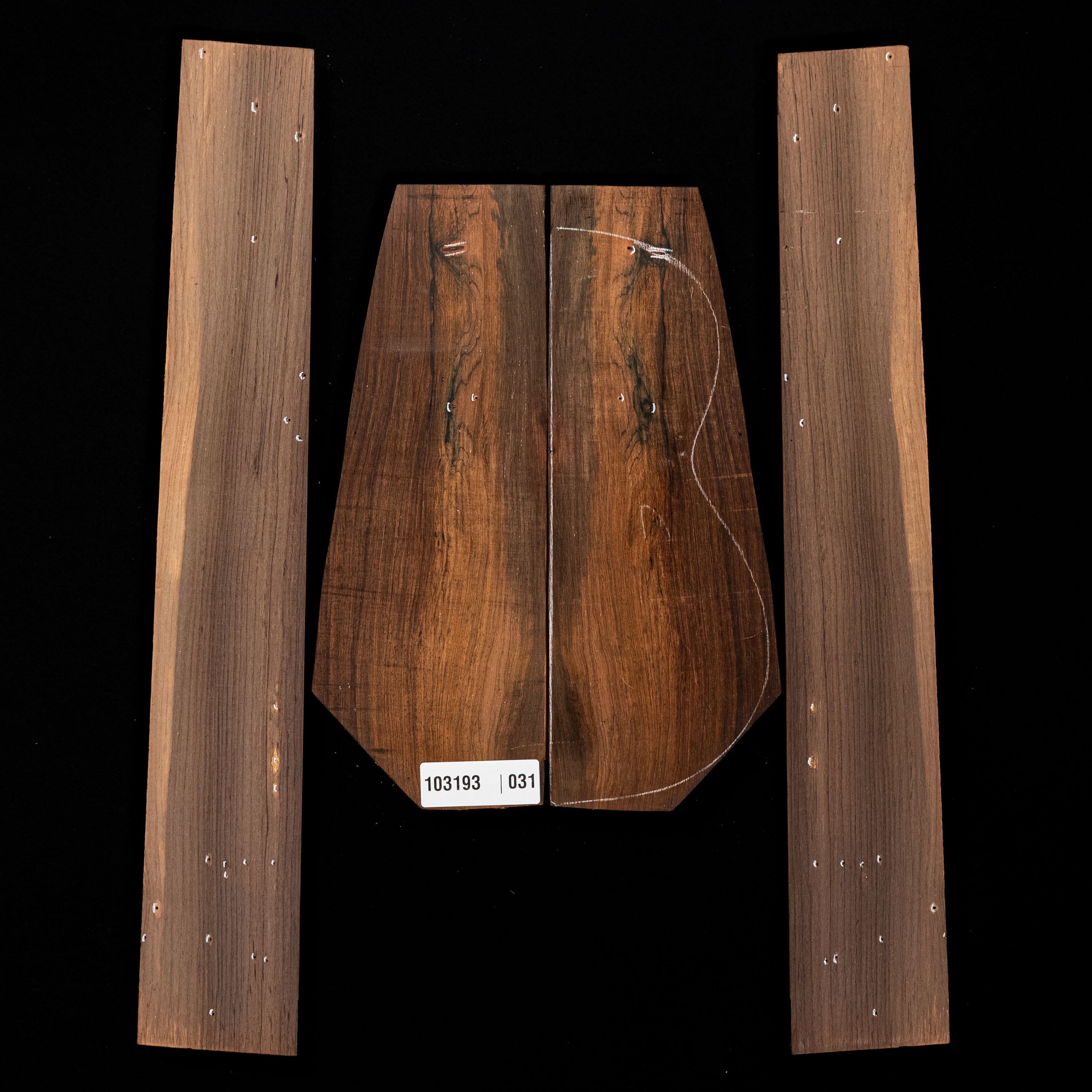 Brazilian Rosewood Back + Side Set - 031