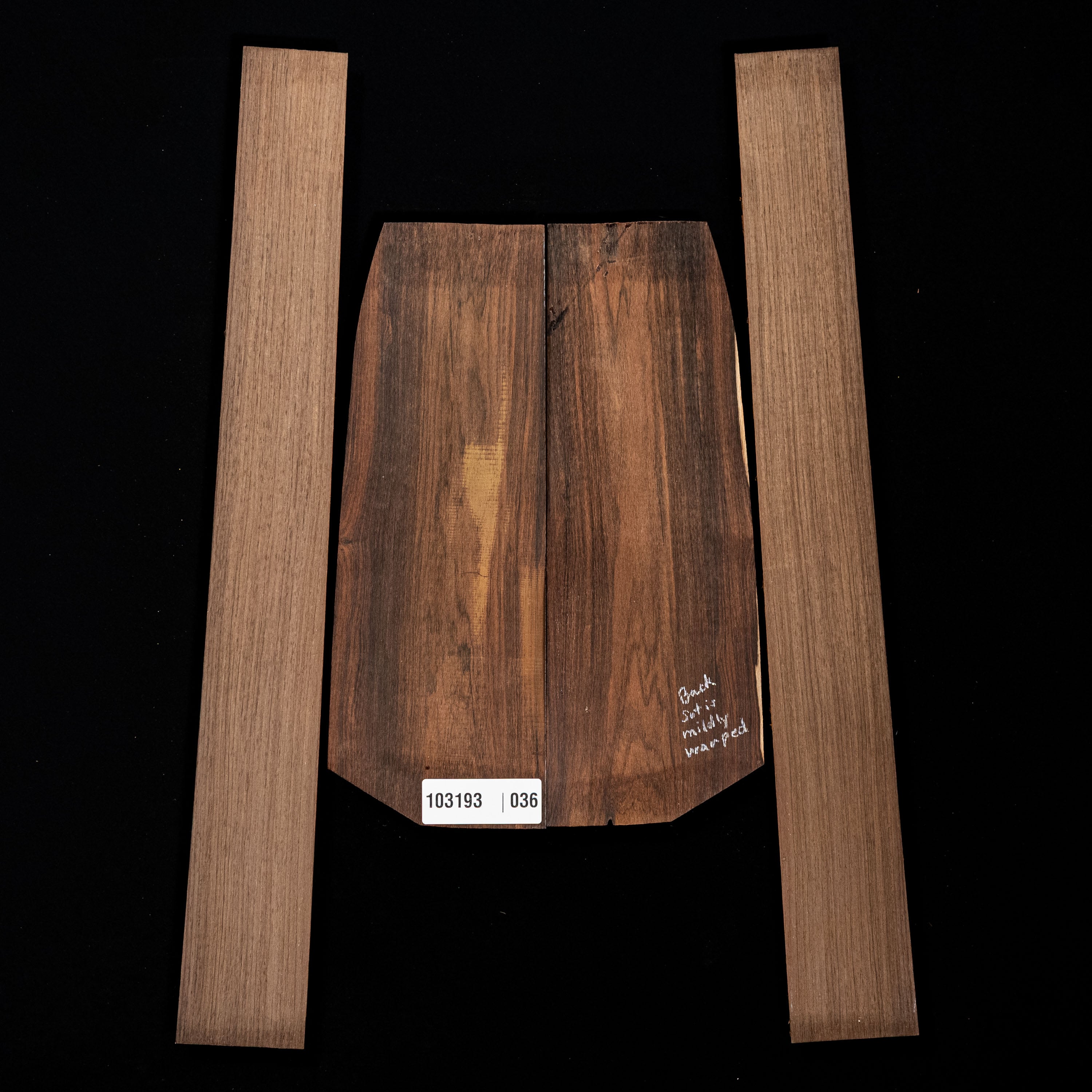 Brazilian Rosewood Back + Side Set - 036