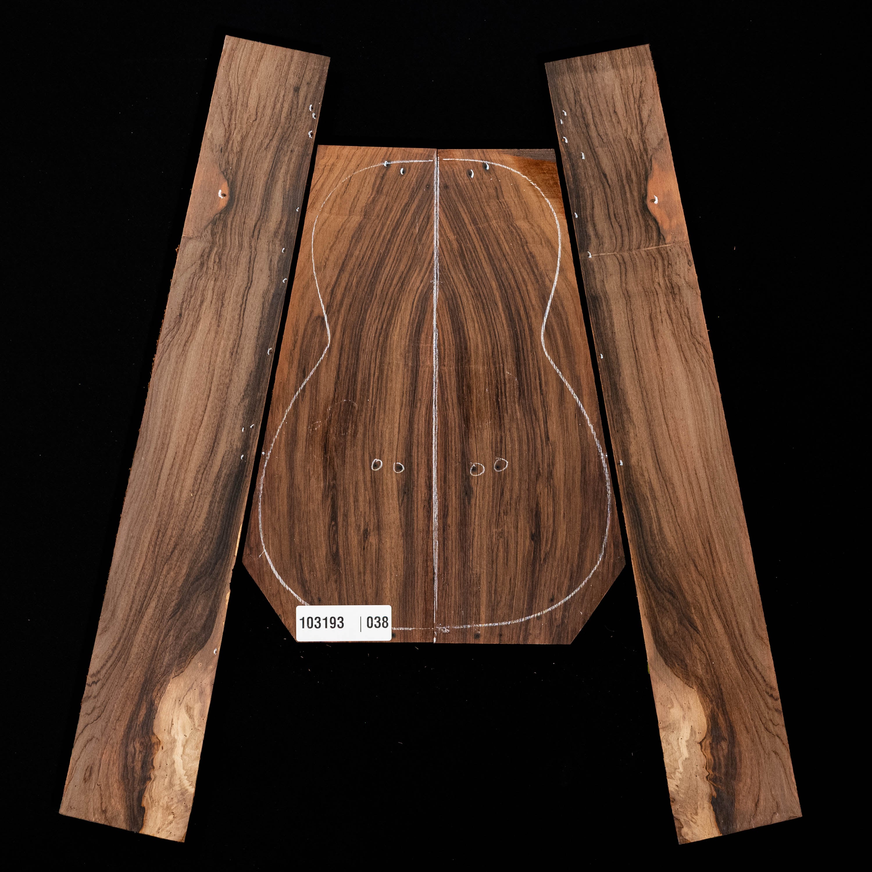 Brazilian Rosewood Back + Side Set - 038