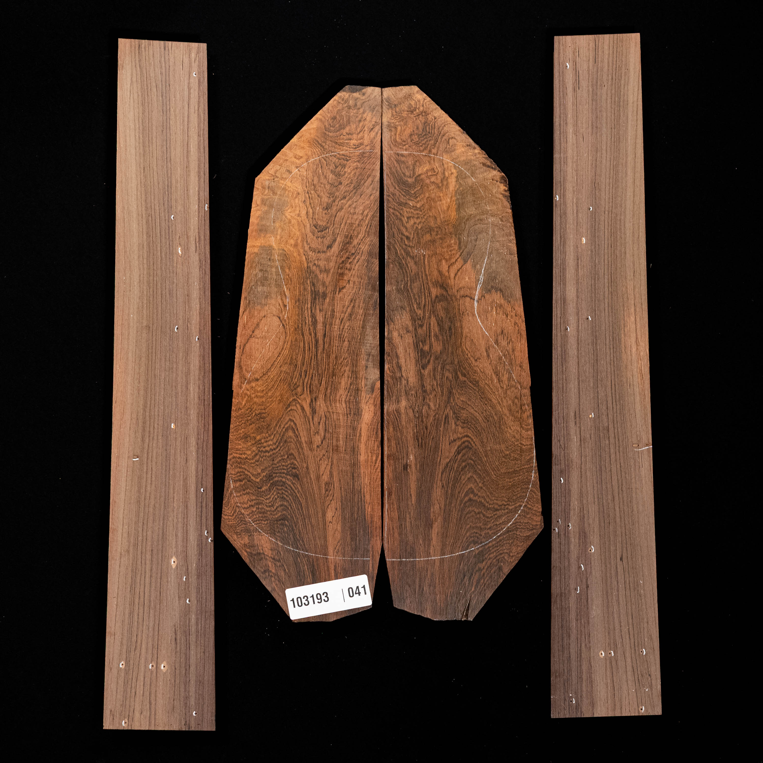 Brazilian Rosewood Back + Side Set - 041