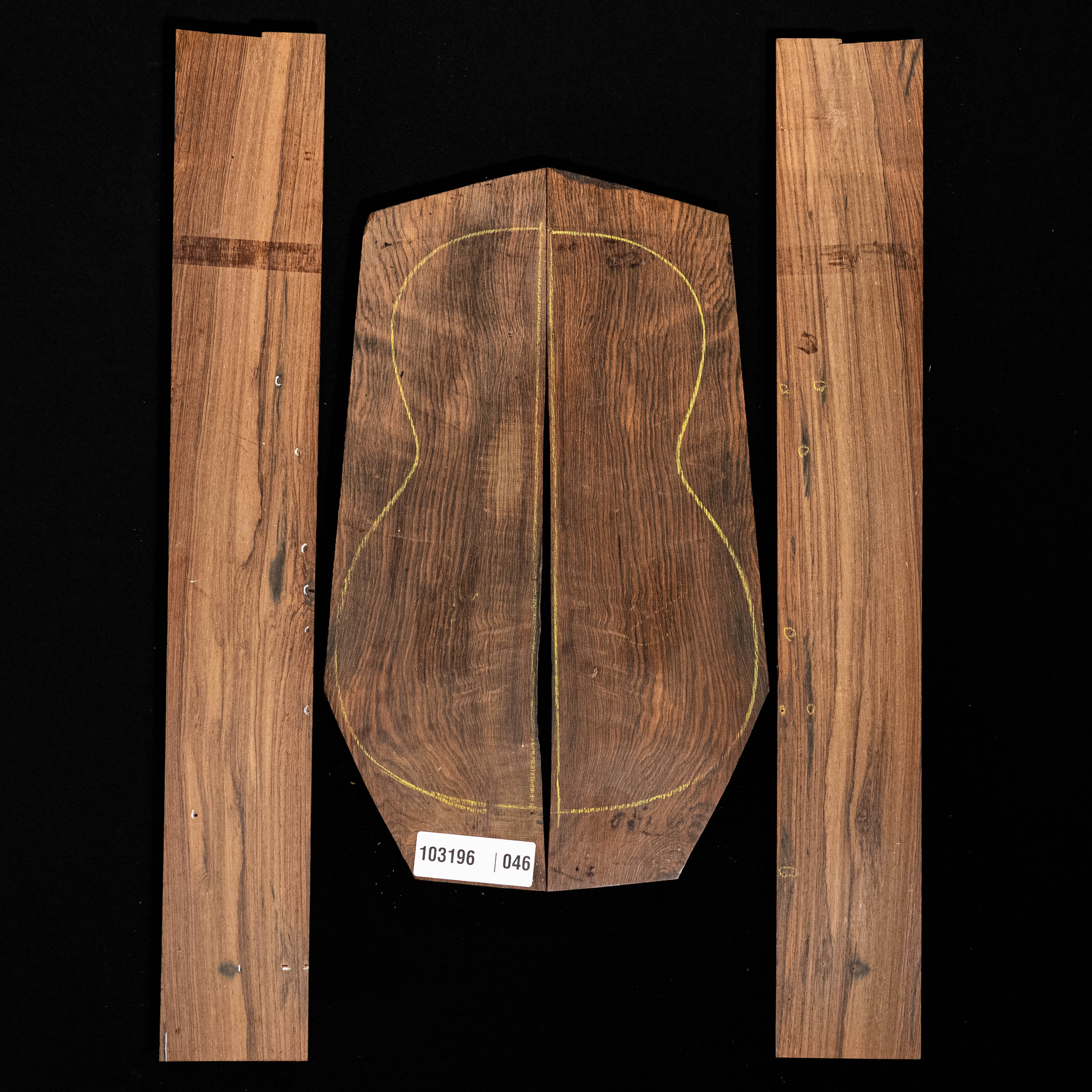 Brazilian Rosewood Back + Side Set - 046