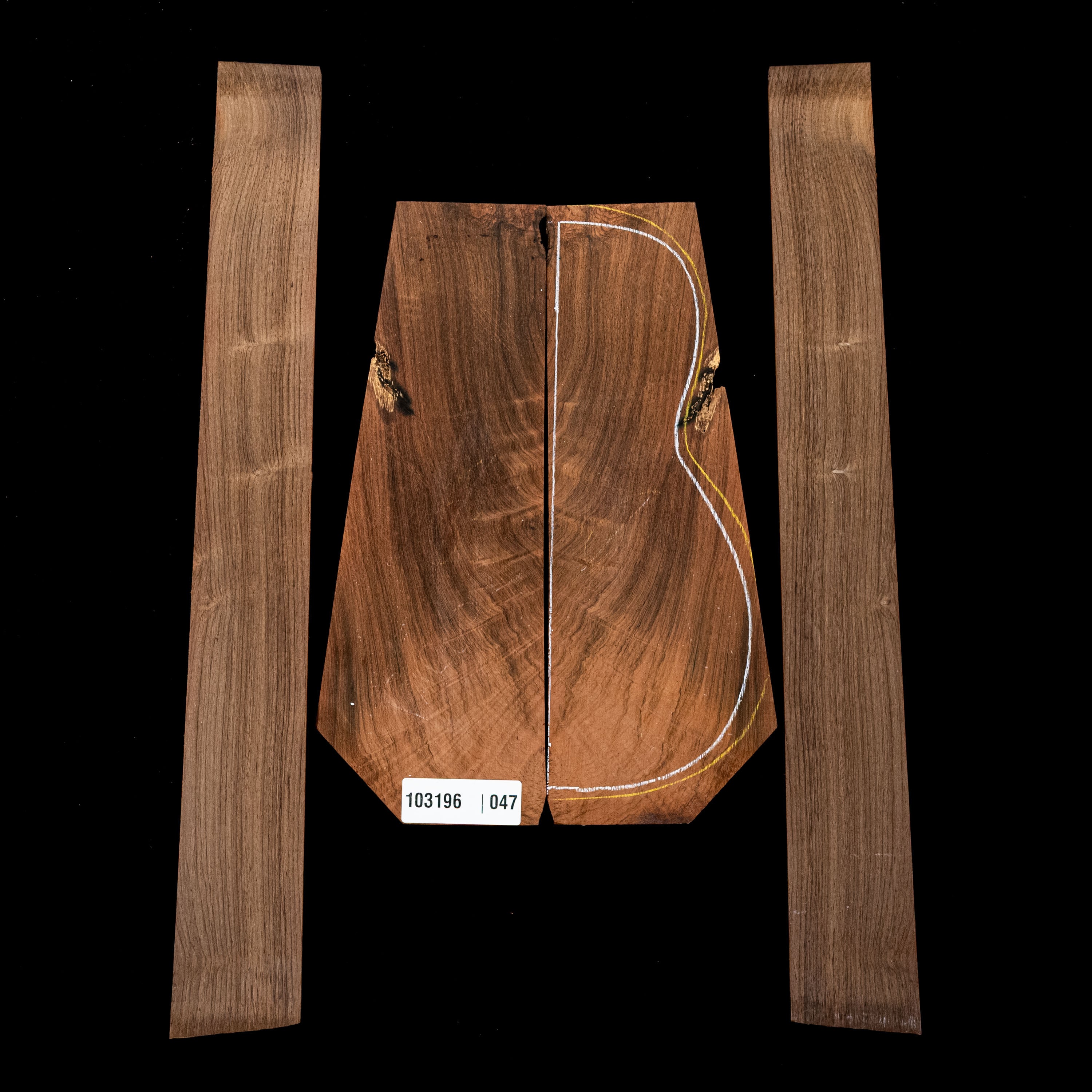 Brazilian Rosewood Back + Side Set - 047