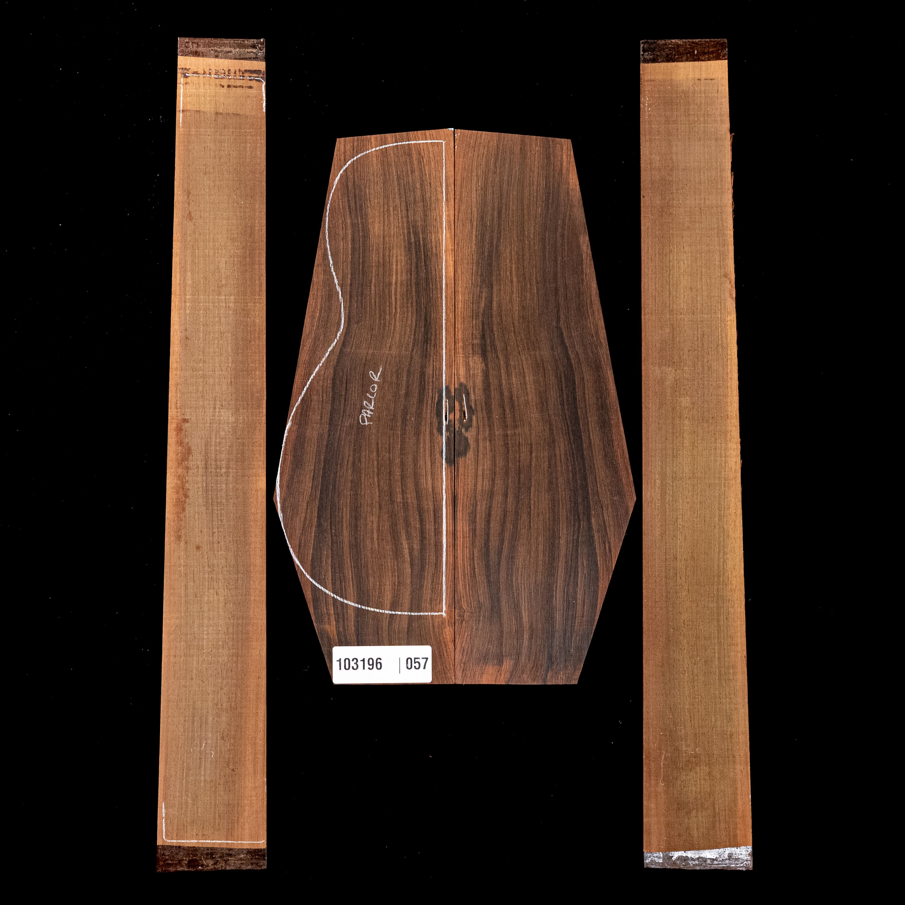 Brazilian Rosewood Back + Side Set - 057